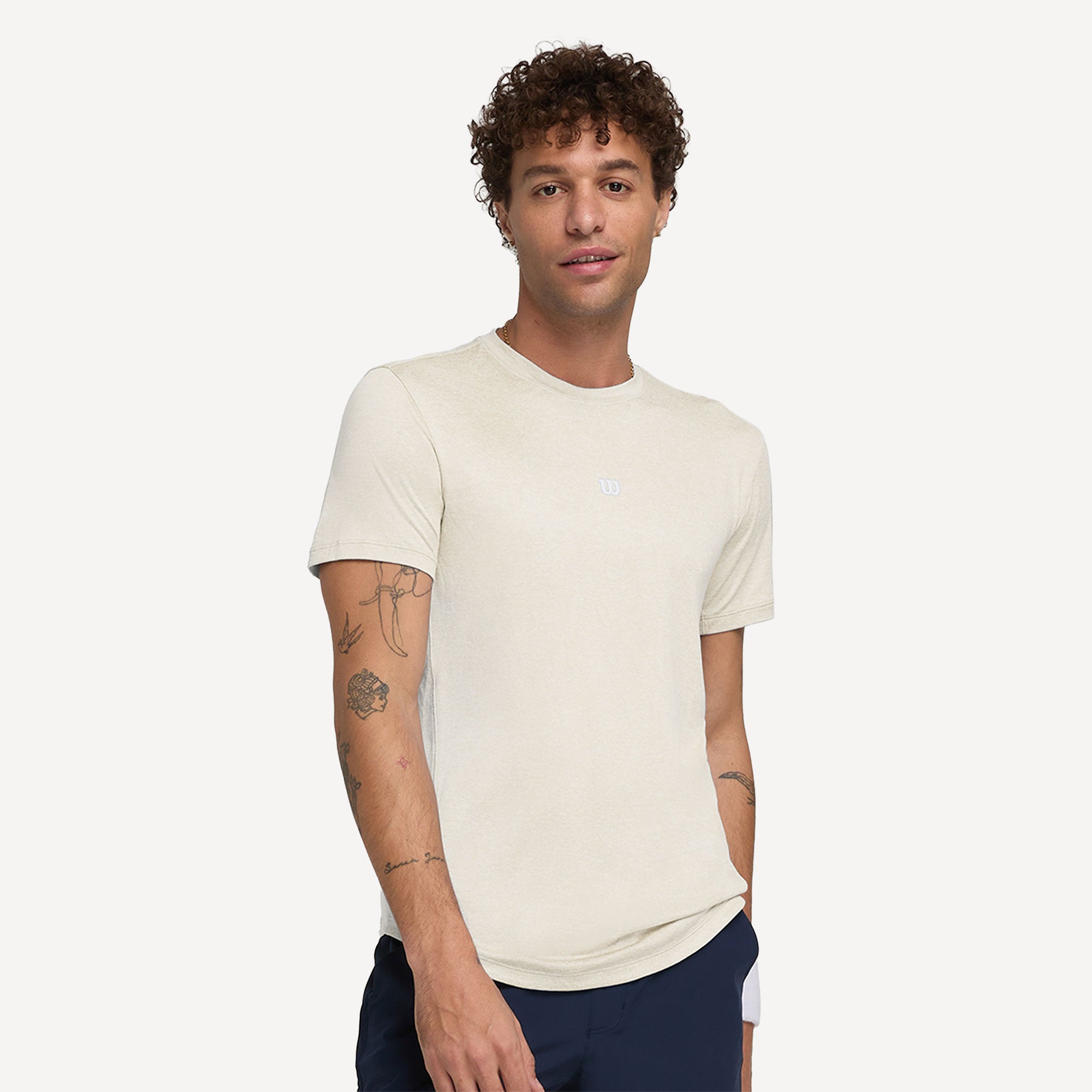 Wilson Everyday Performance Men's Tennis Shirt - White (1)