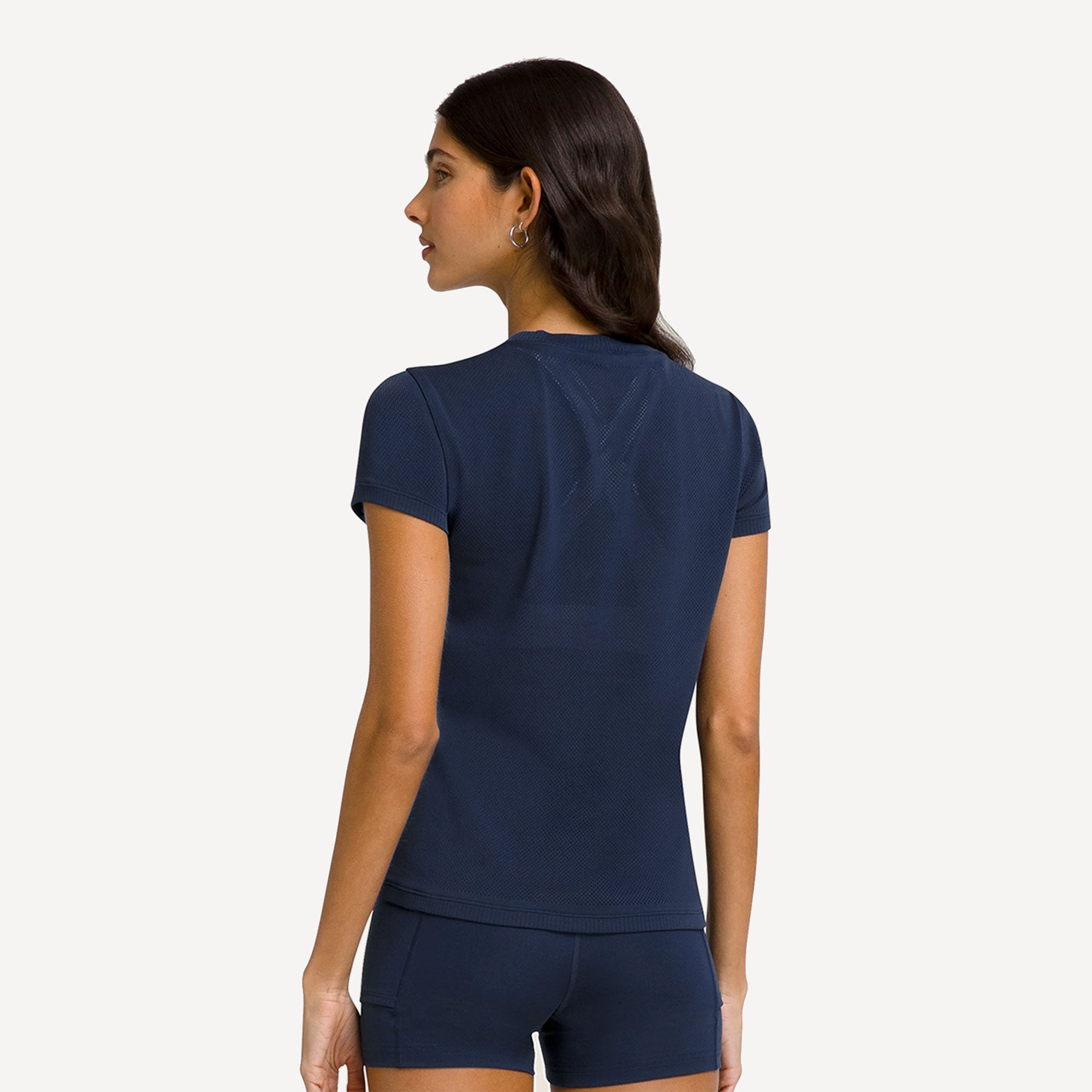 Wilson Pro Women's Seamless Tennis Shirt - Dark Blue (2)