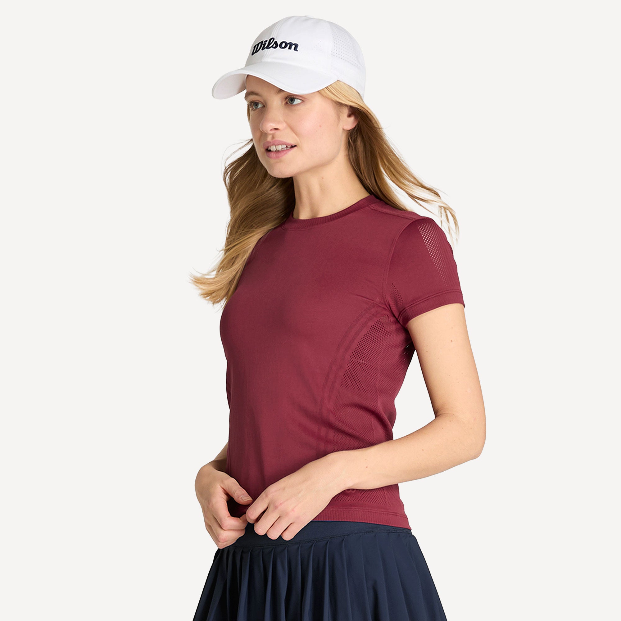 Wilson Pro Women's Seamless Tennis Shirt - Red (1)