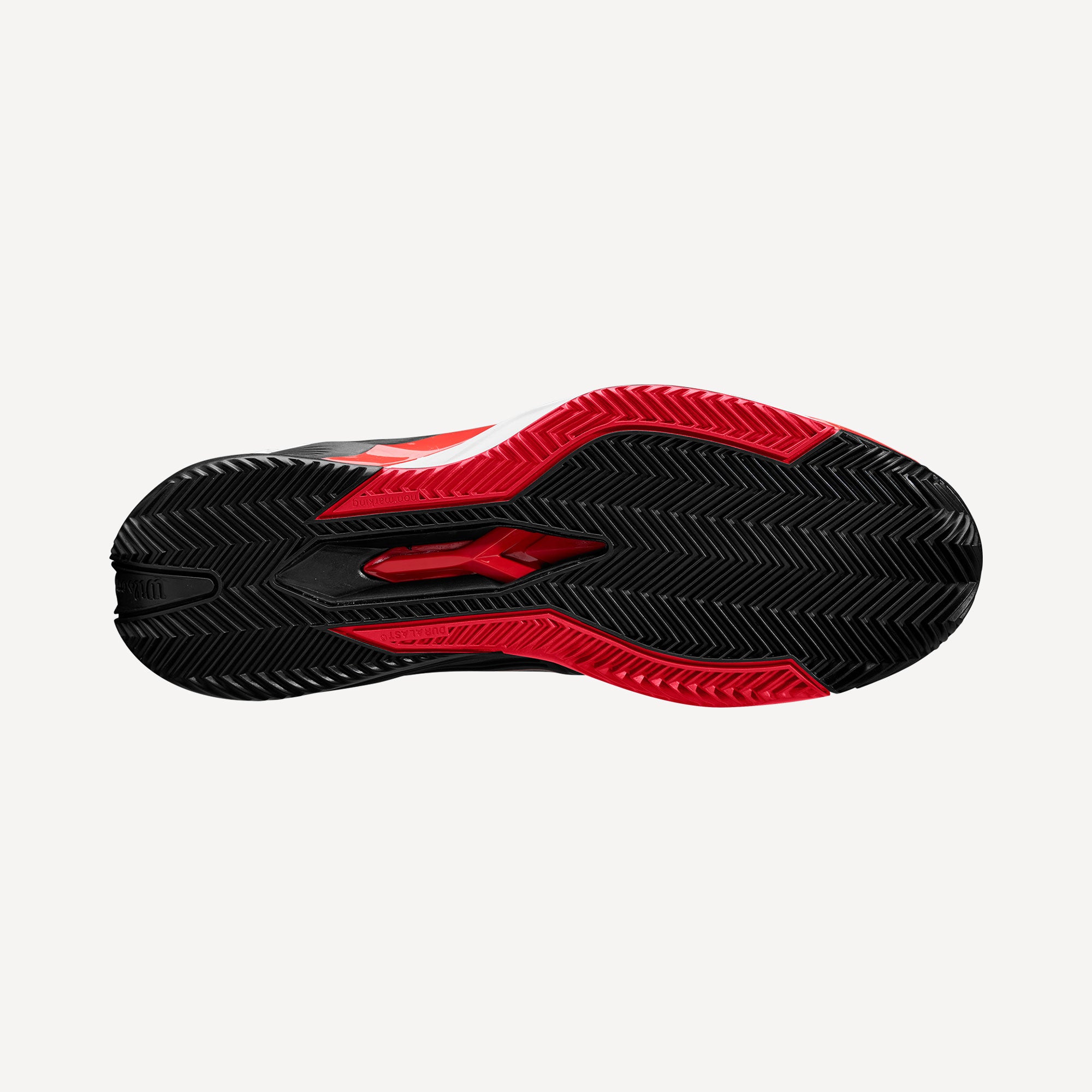 Wilson Rush Pro 4.5 Men's Clay Court Tennis Shoes - Black/Red (2)