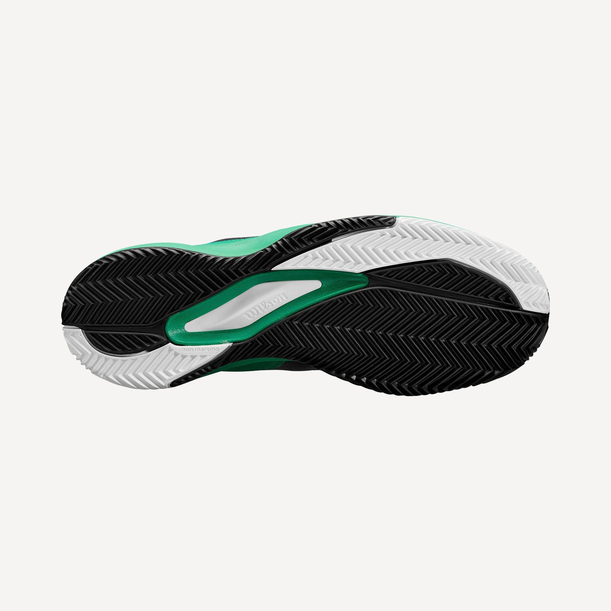 Wilson Rush Pro Ace Men's Clay Court Tennis Shoes - Black/Green (2)
