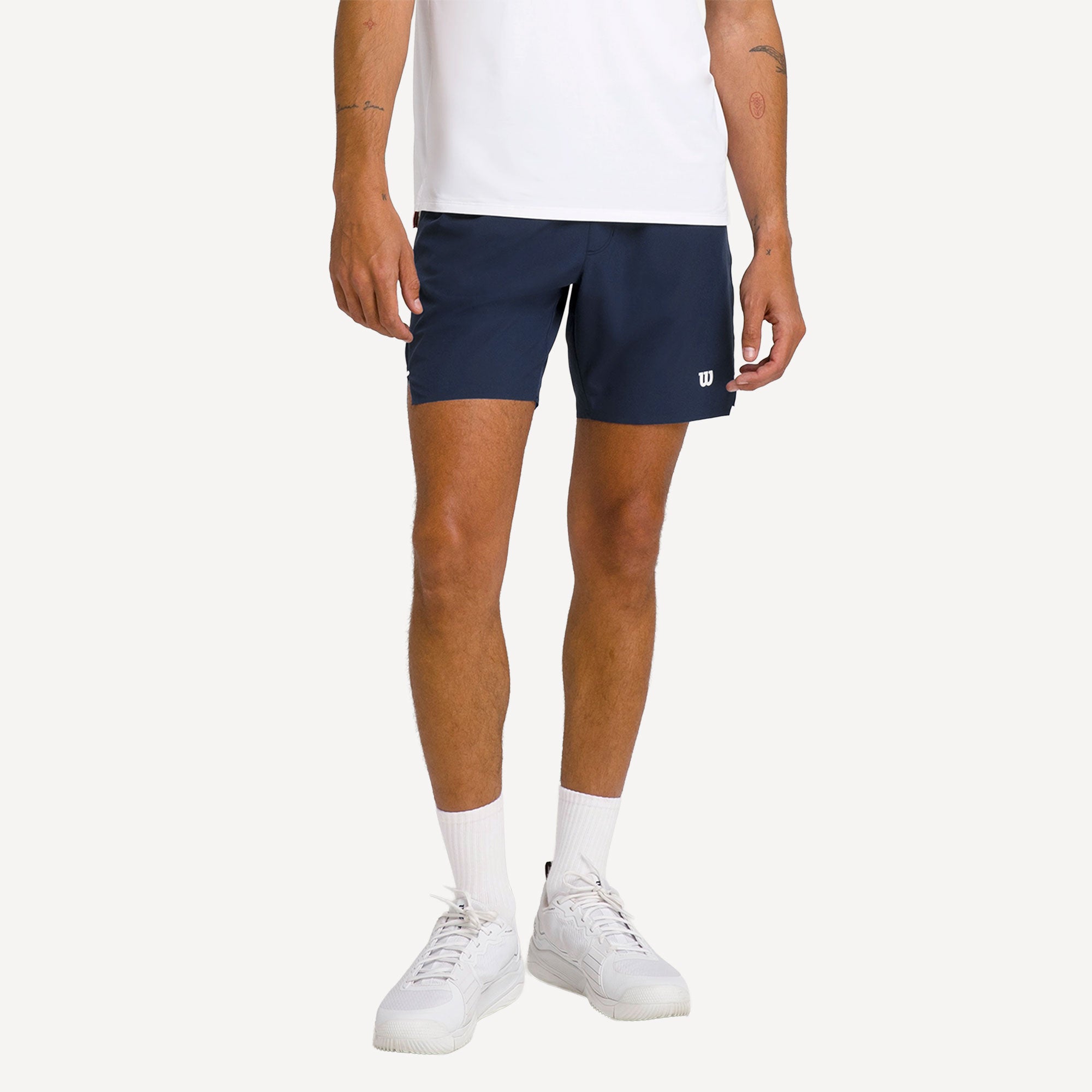 Wilson Tournament Pro Men's 7-Inch Tennis Shorts - Dark Blue (1)