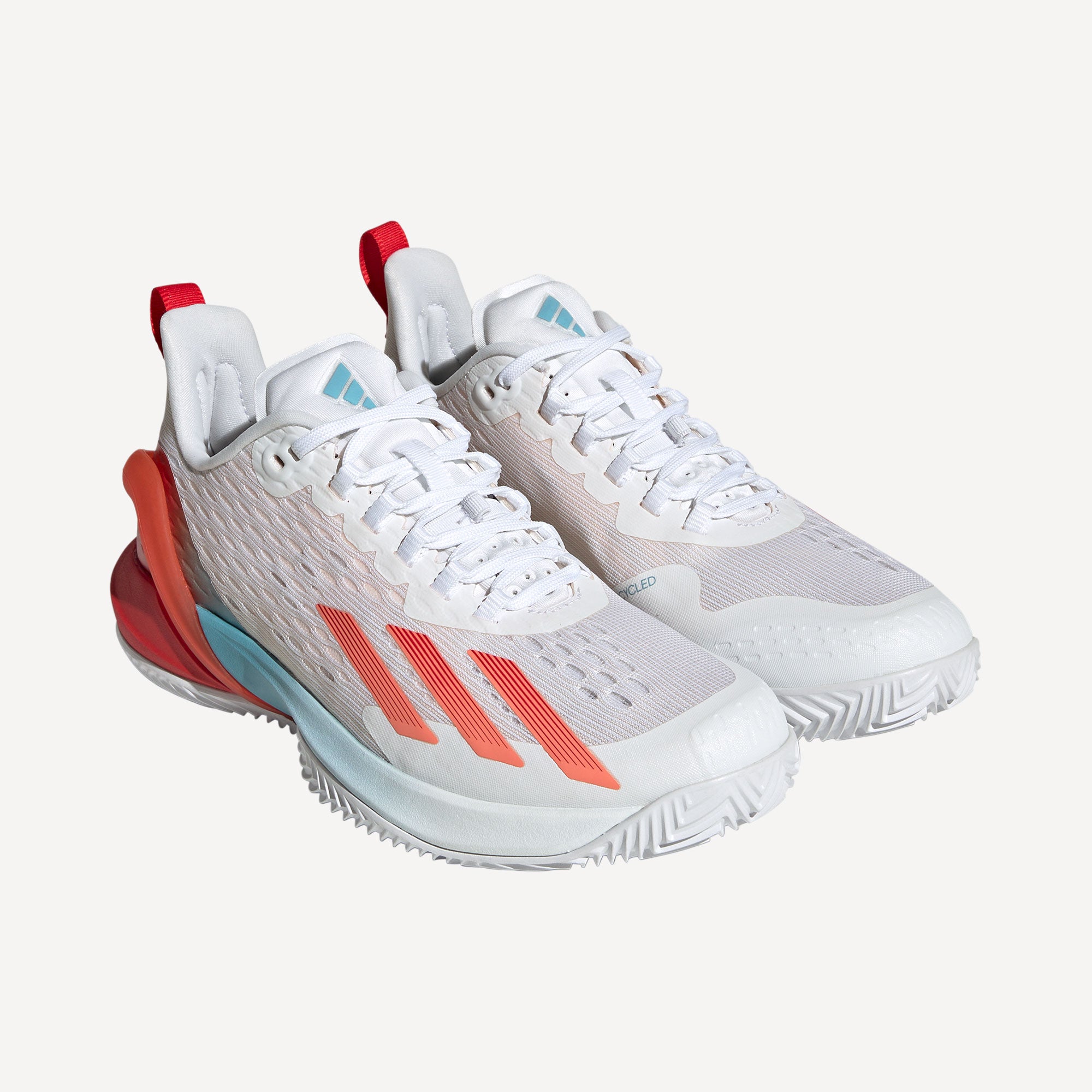 adidas adizero Cybersonic Women's Clay Court Tennis Shoes White (5)