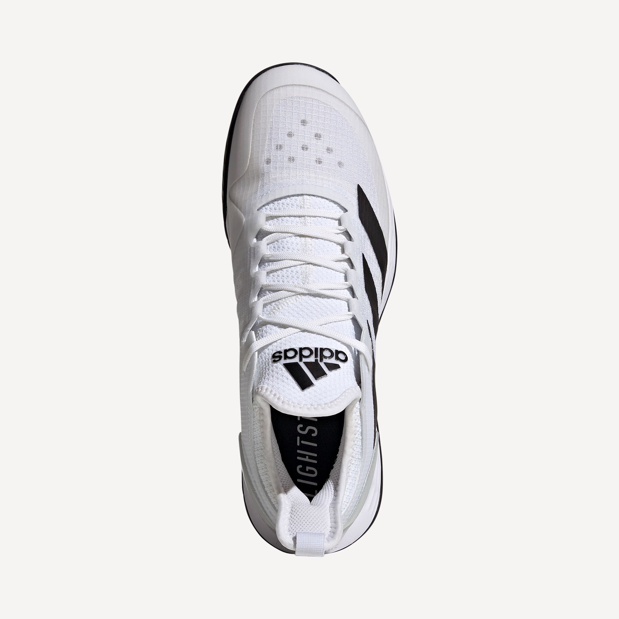 adidas AdiZero Ubersonic 4 Men's Hard Court Tennis Shoes White (4)