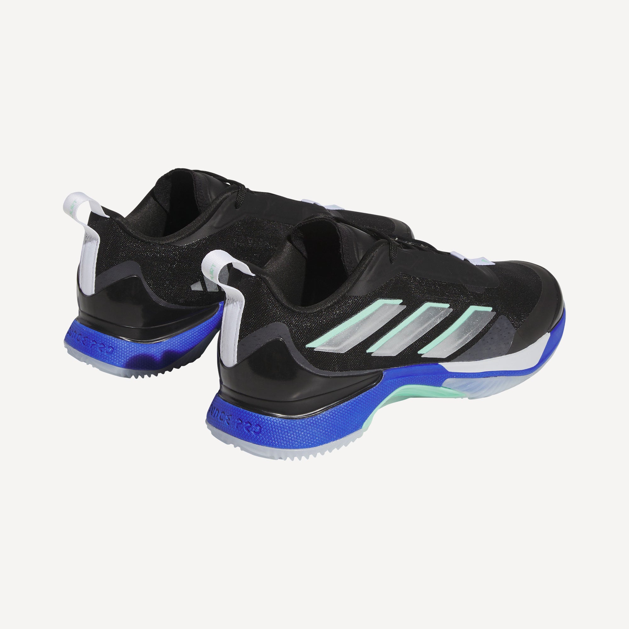 adidas Avacourt Women's Clay Court Tennis Shoes Black (6)