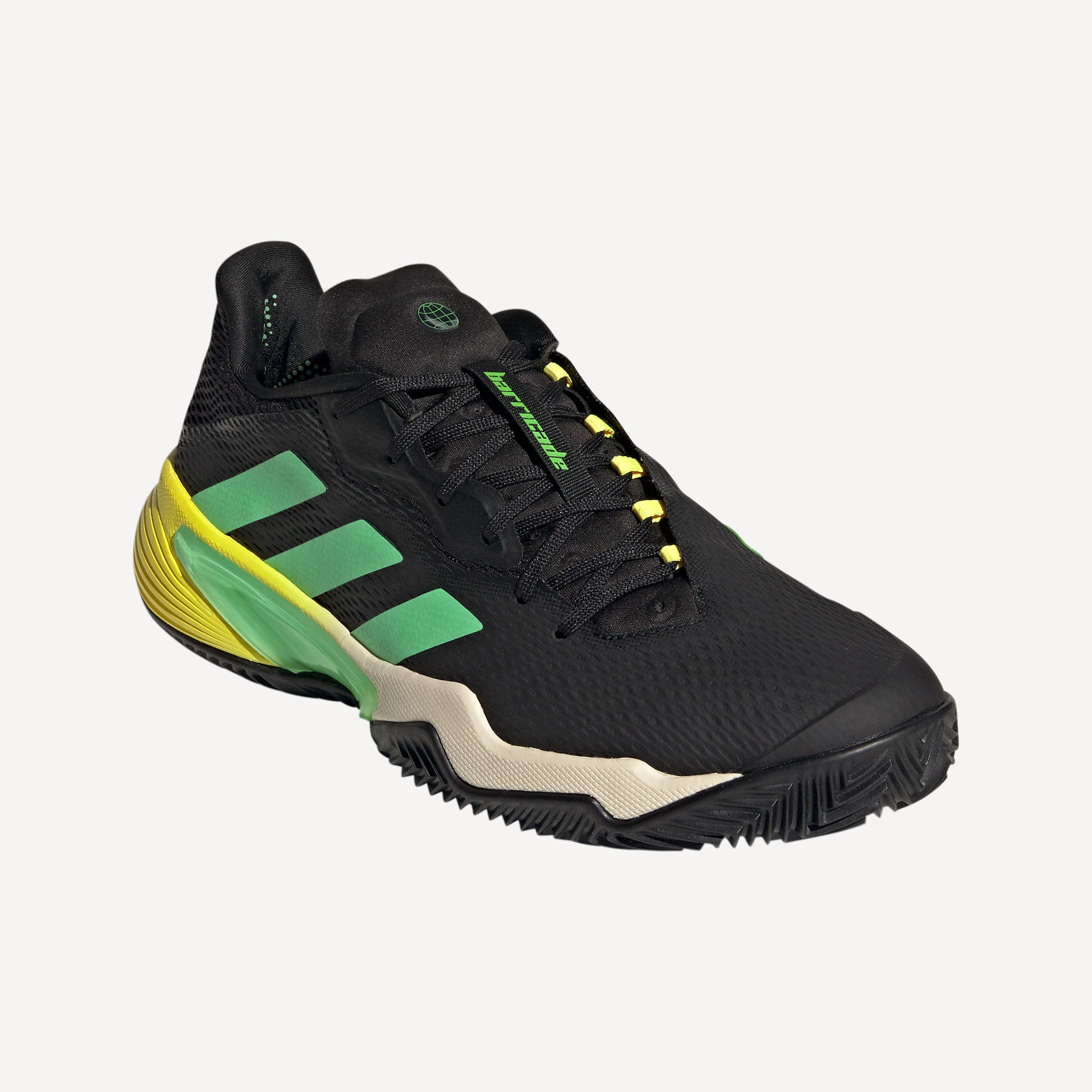 adidas Barricade Men's Clay Court Tennis Shoes Black (5)