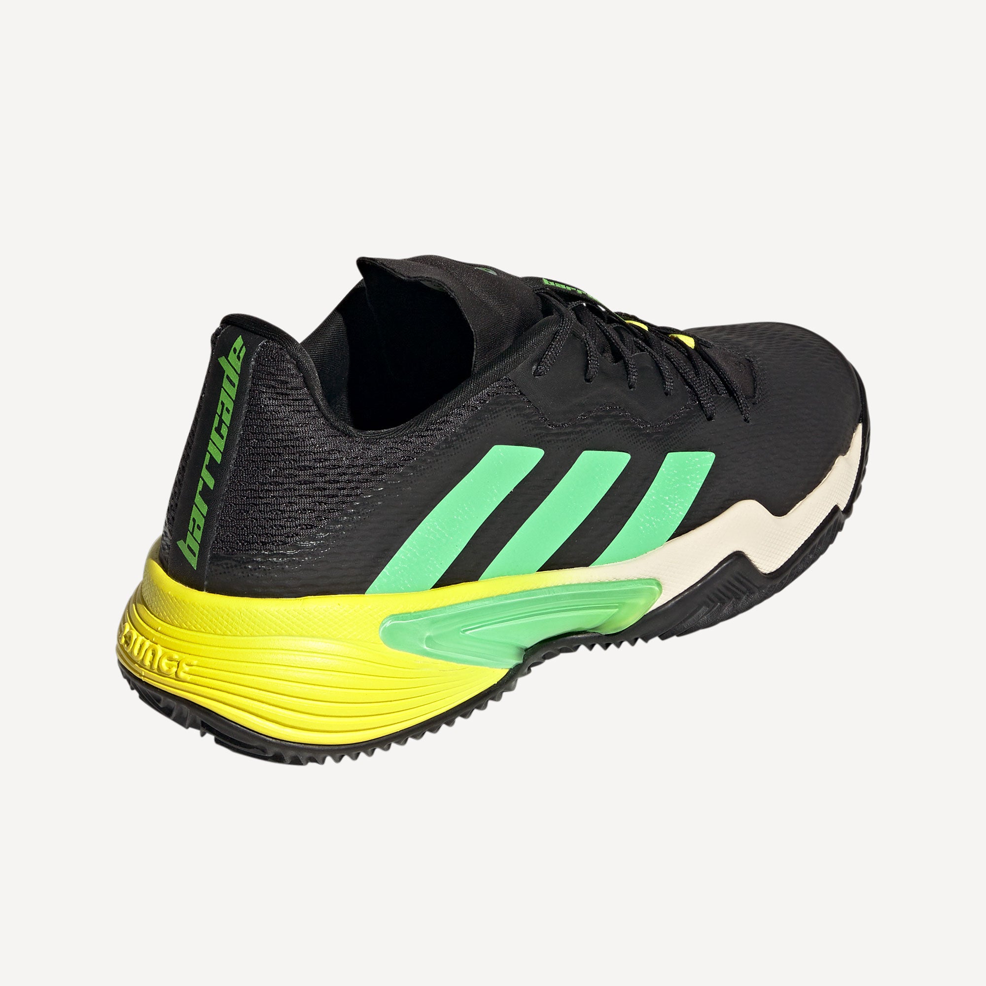 adidas Barricade Men's Clay Court Tennis Shoes Black (6)