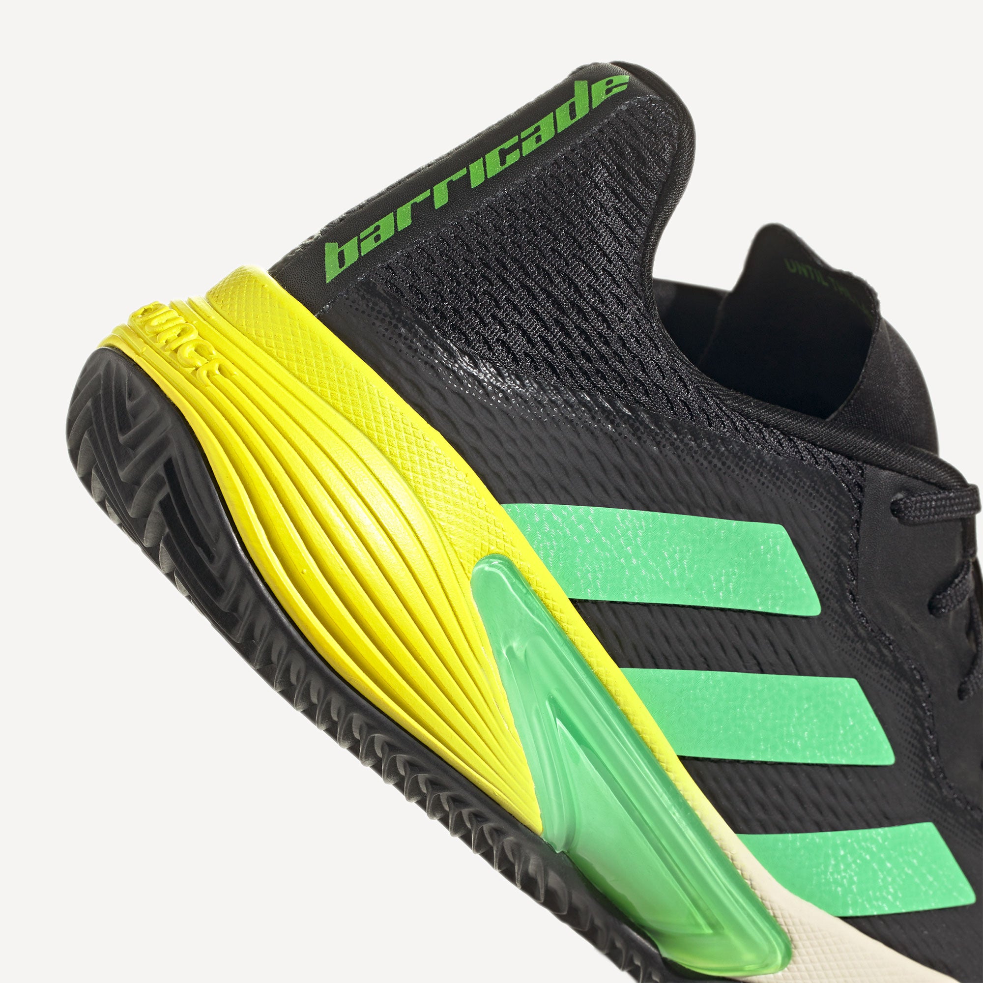 adidas Barricade Men's Clay Court Tennis Shoes Black (8)