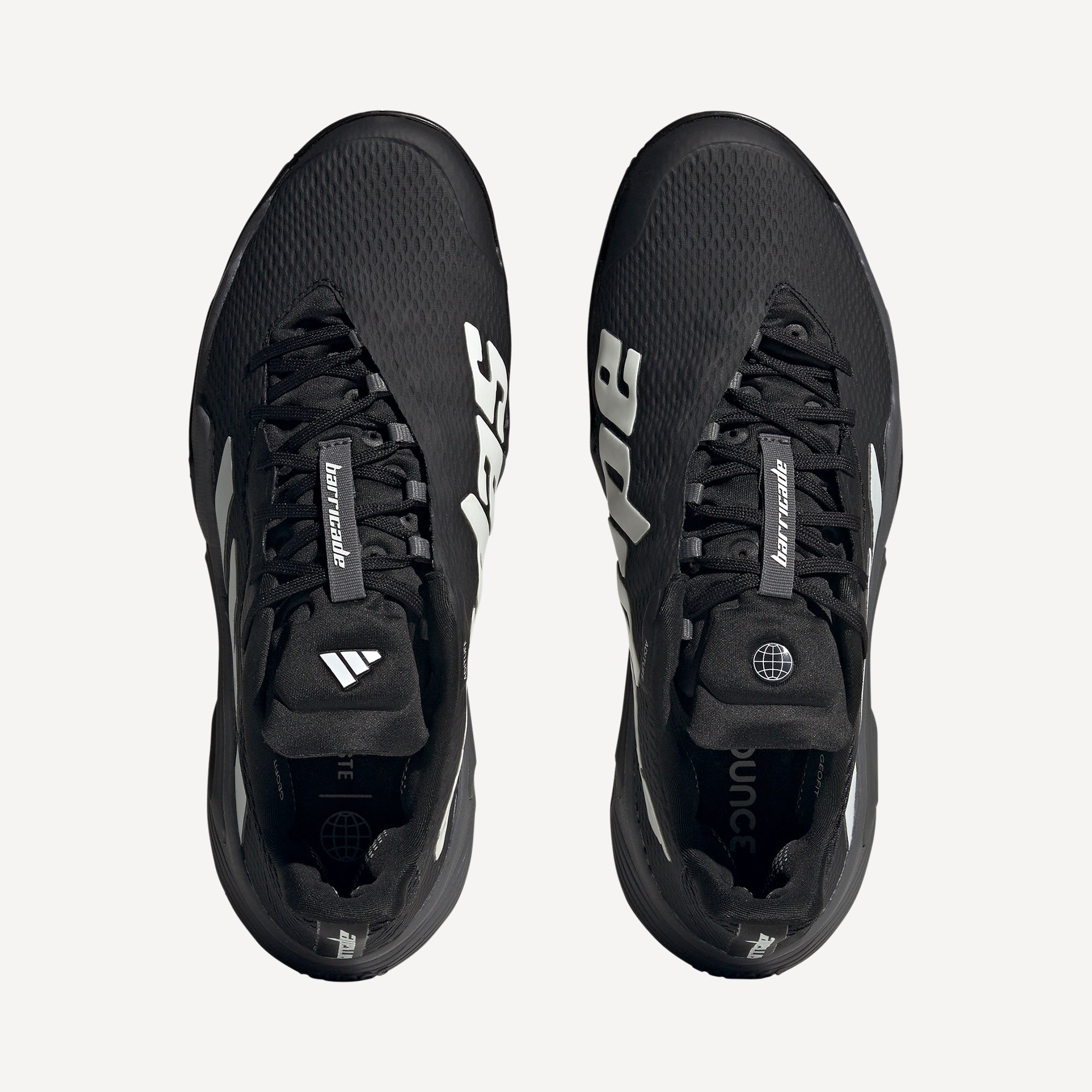 adidas Barricade Men's Clay Court Tennis Shoes Black (4)