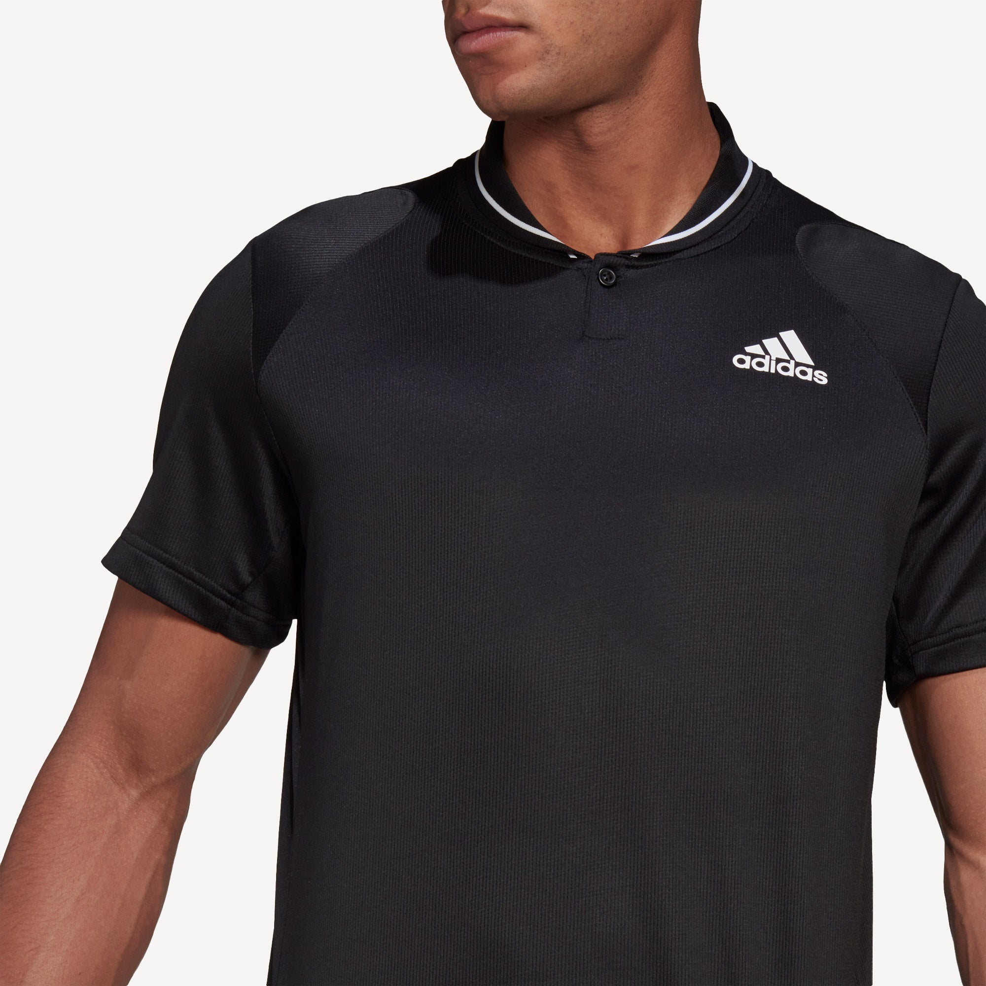 adidas Club Men's Rib Tennis Polo Black (4)