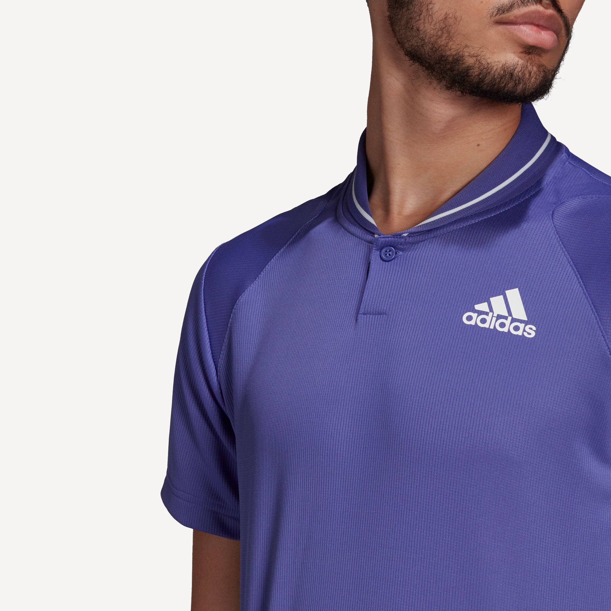 adidas Club Men's Rib Tennis Polo Purple (4)