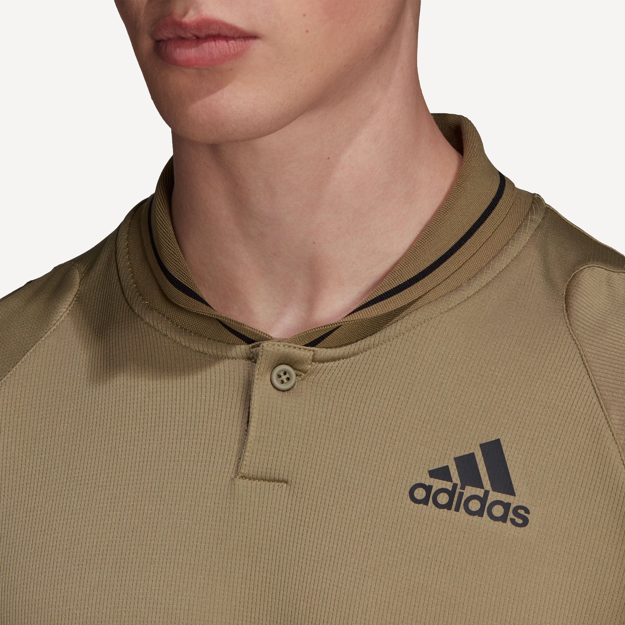 adidas Club Men's Rib Tennis Polo Green (4)