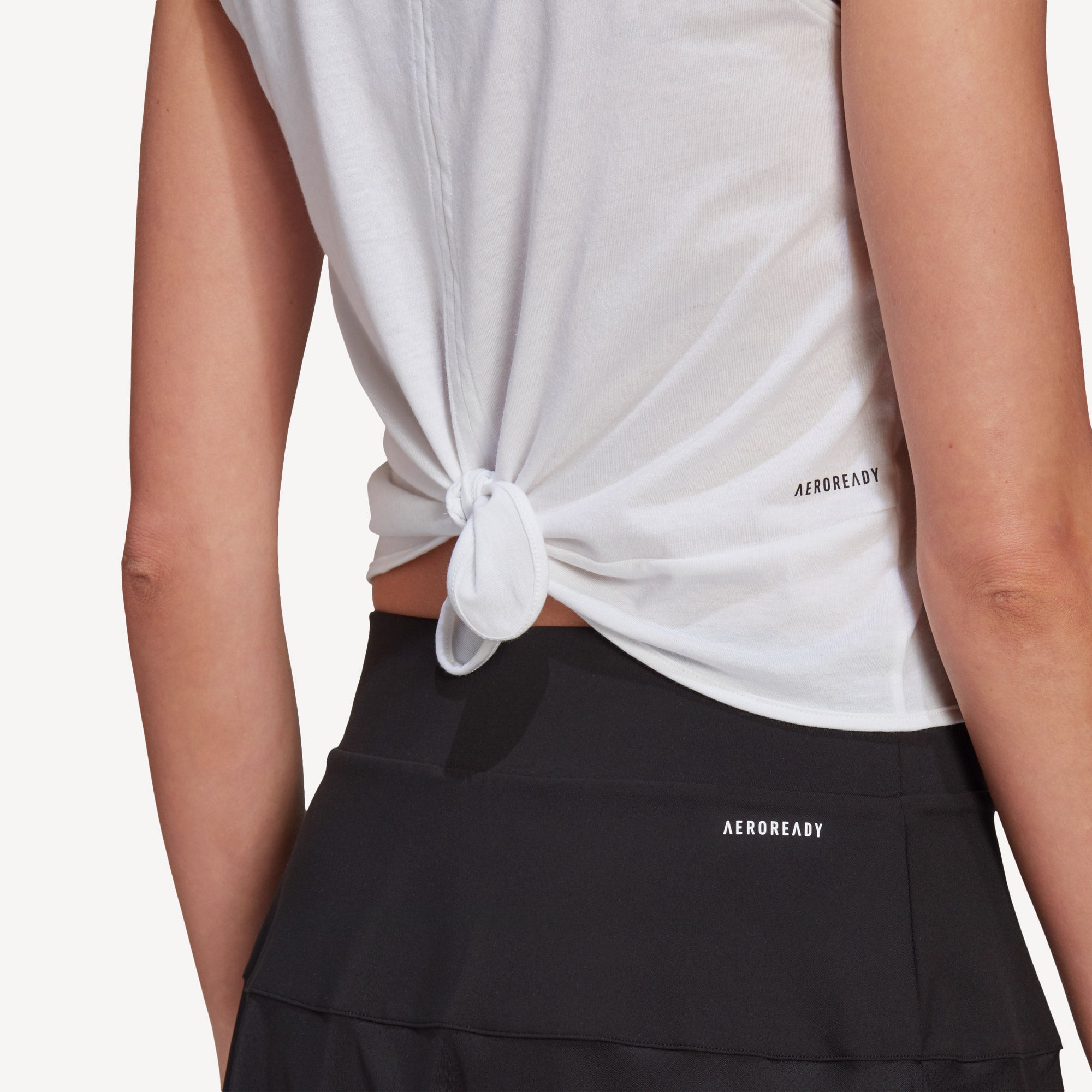 adidas Club Women's Knotted Tennis Tank White (5)