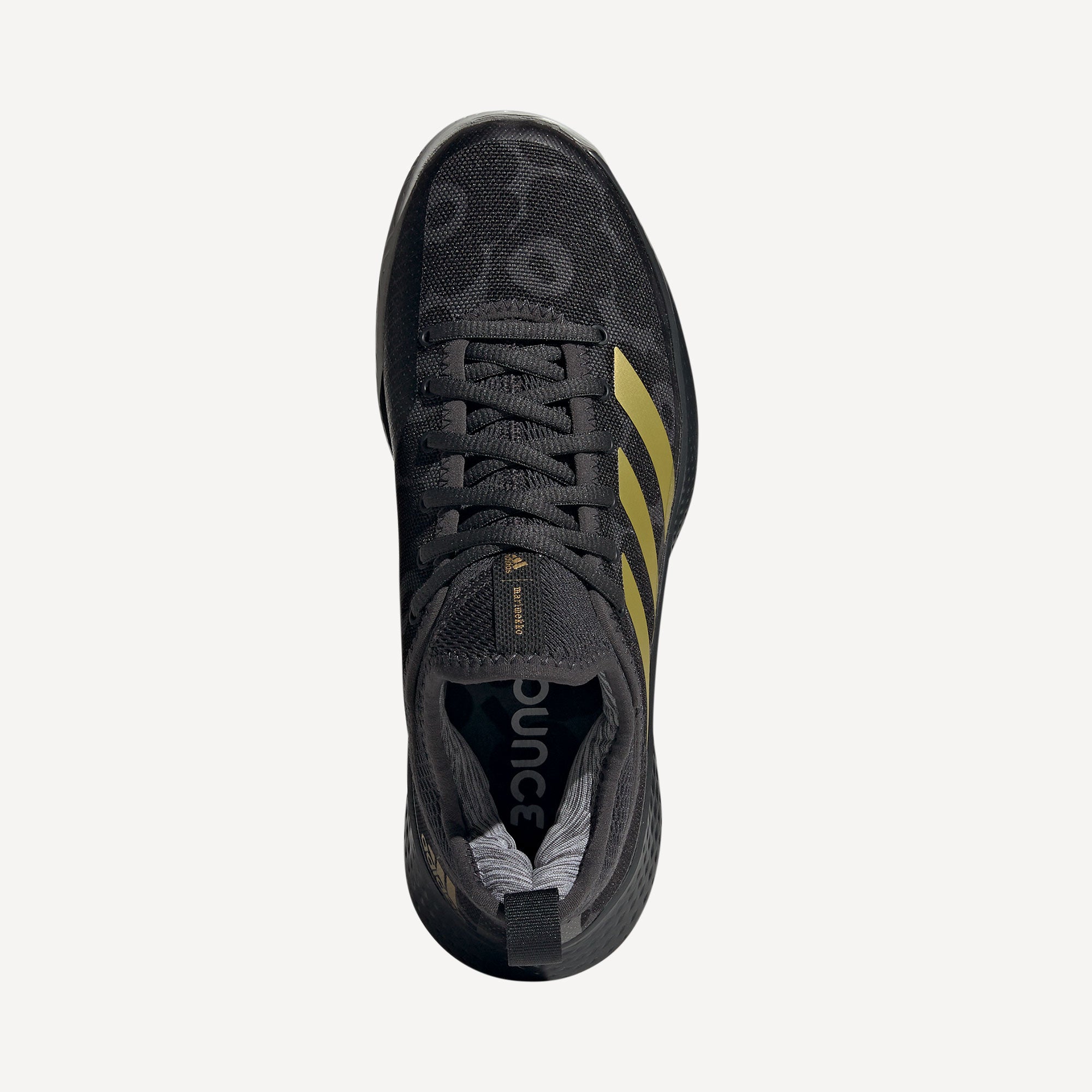 adidas Defiant Generation Women's Hard Court Tennis Shoes Black (4)
