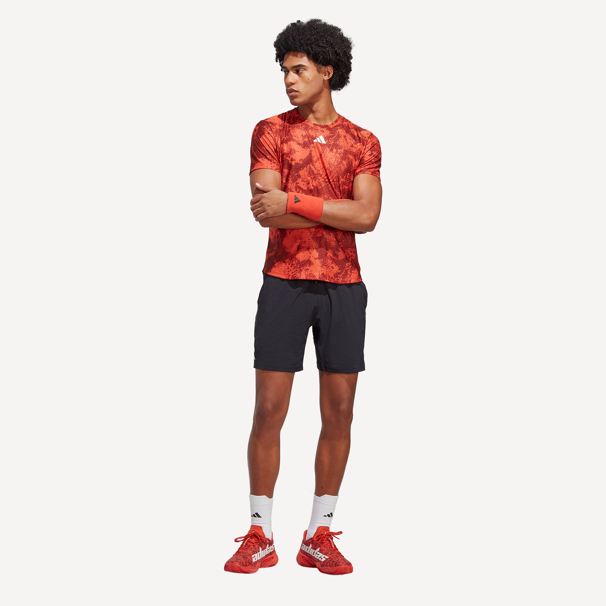adidas Ergo Men's 9-Inch Tennis Shorts Black (5)