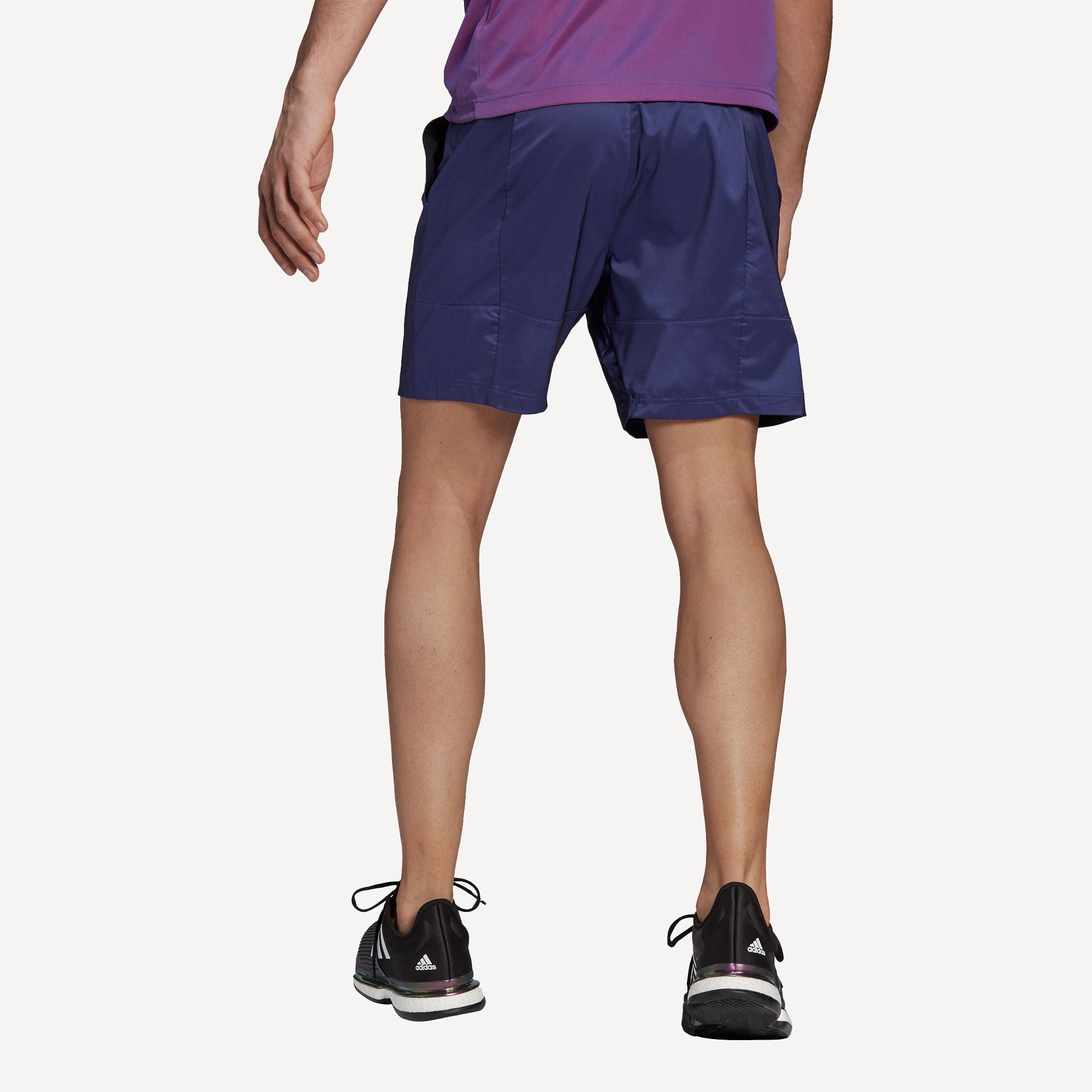 adidas Ergo Primeblue Men's 7-Inch Tennis Shorts Blue (2)