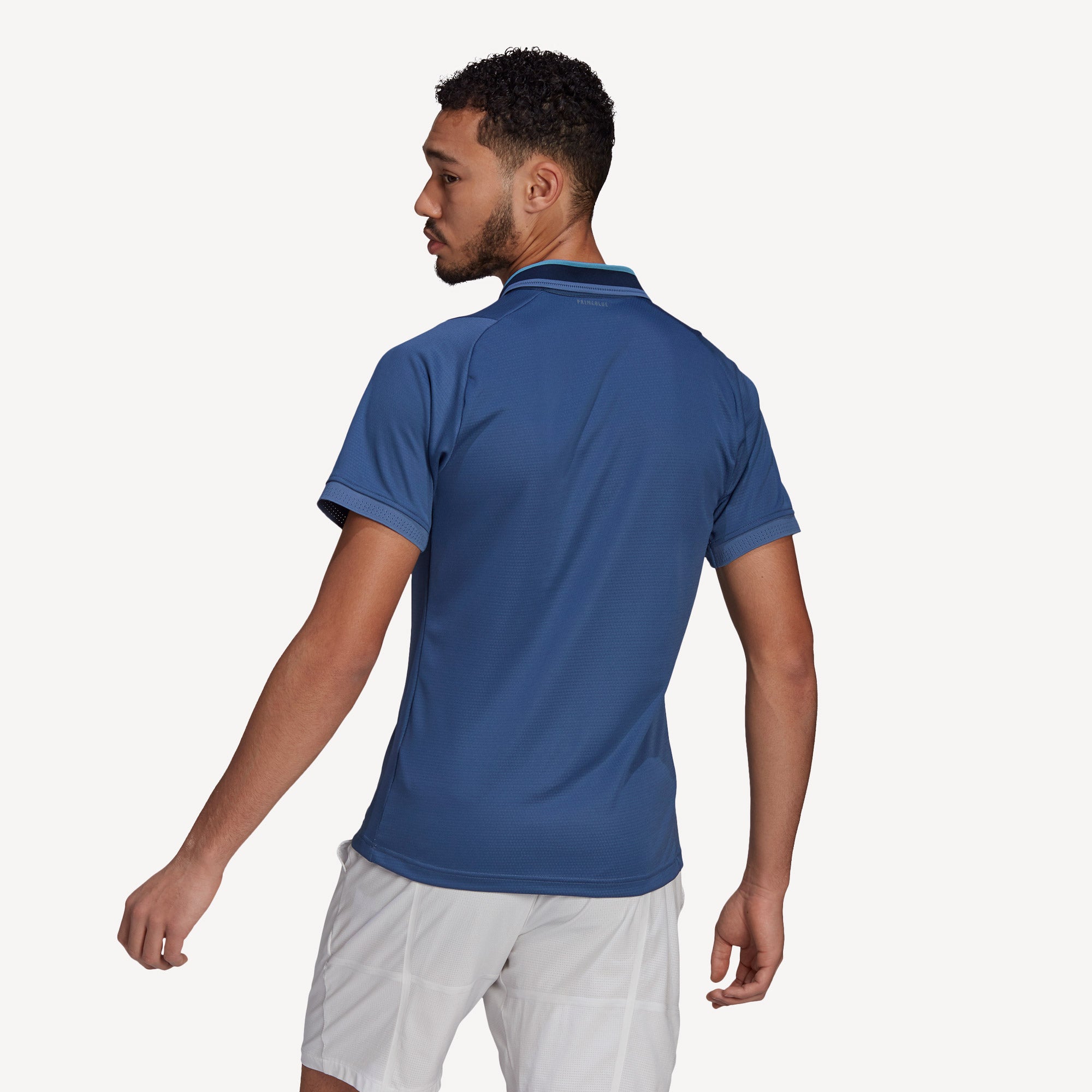 adidas Freelift Heat Ready Men's Tennis Polo Blue (2)