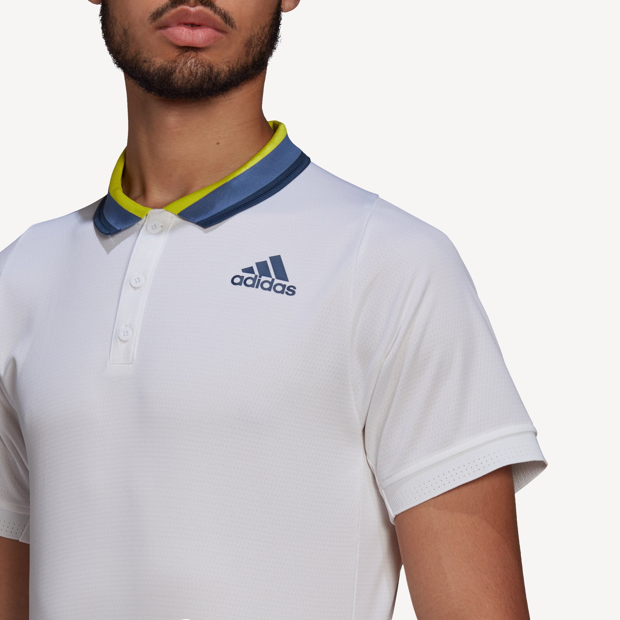 adidas Freelift Heat Ready Men's Tennis Polo White (4)