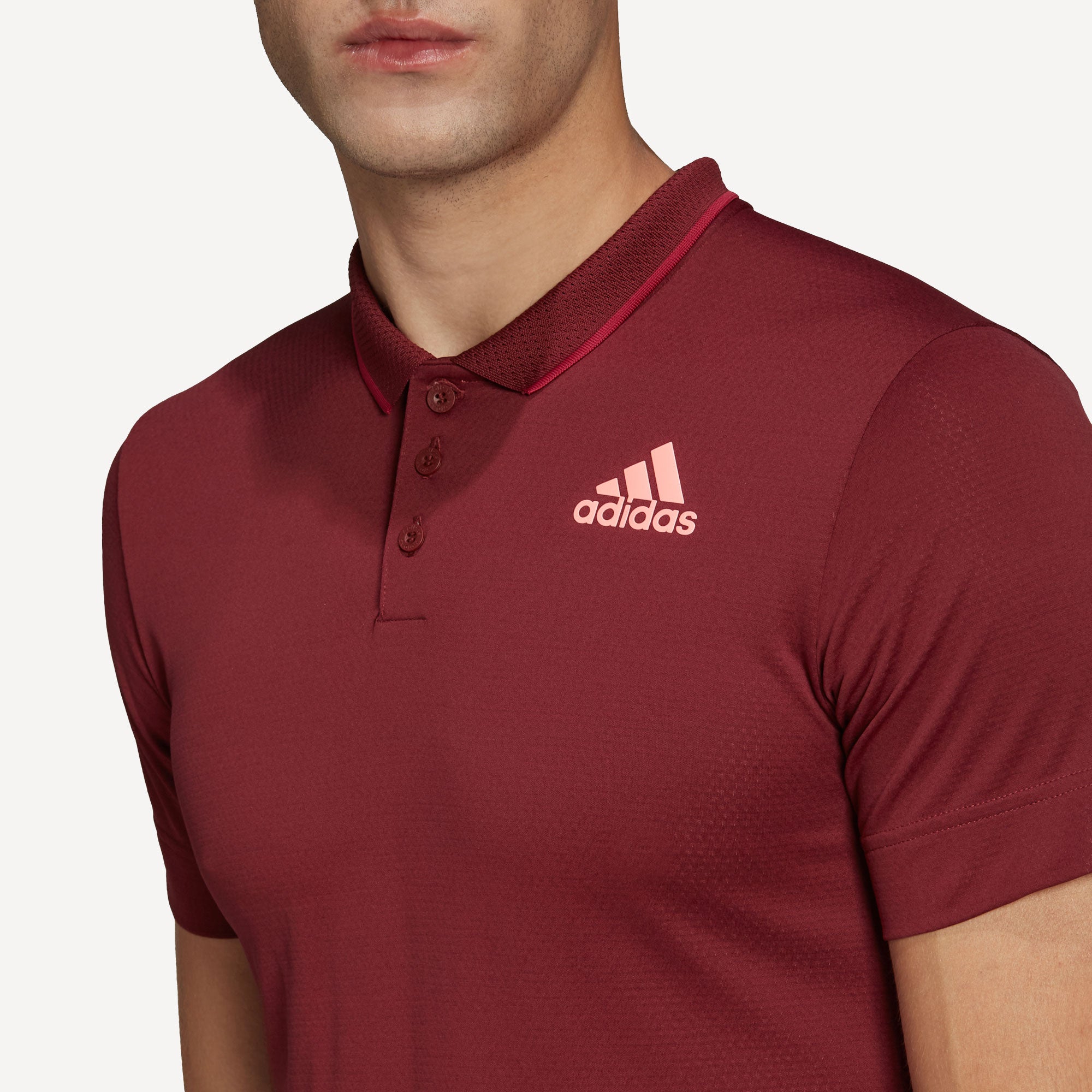adidas Freelift Men's Tennis Polo Red (5)