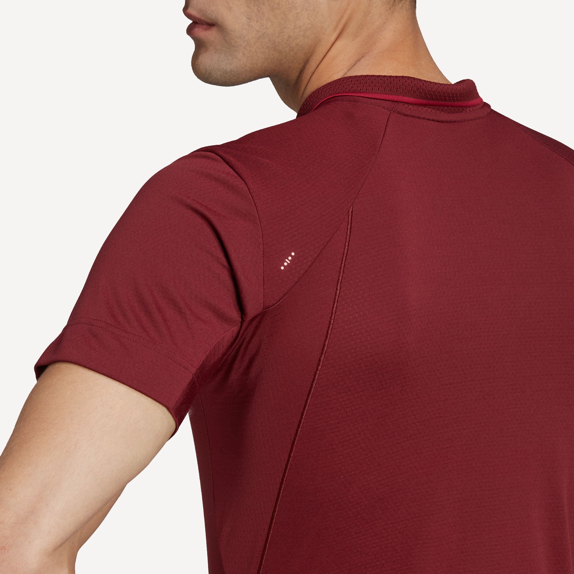 adidas Freelift Men's Tennis Polo Red (6)