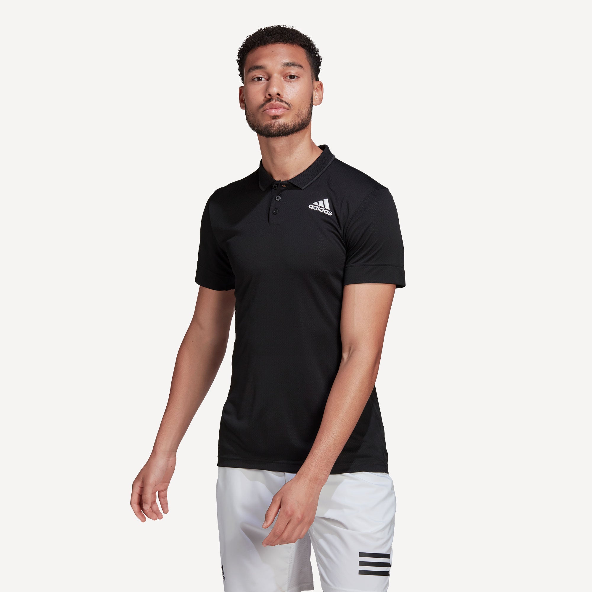 adidas Freelift Men's Tennis Polo Black (1)