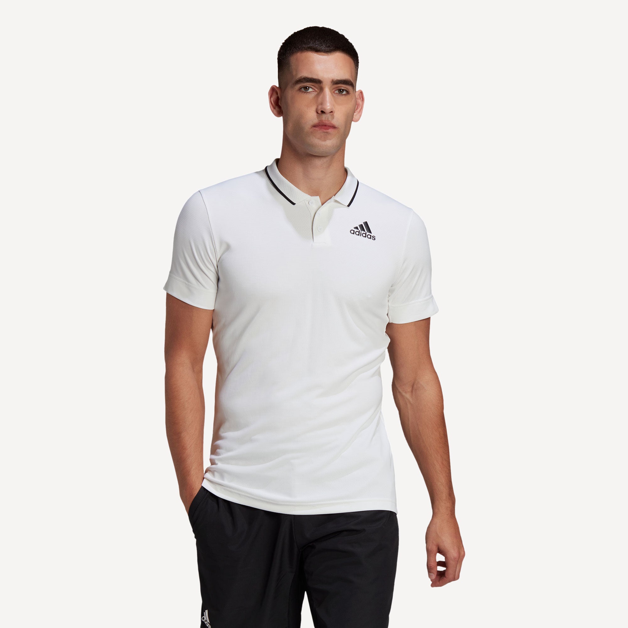 adidas Freelift Men's Tennis Polo White (1)