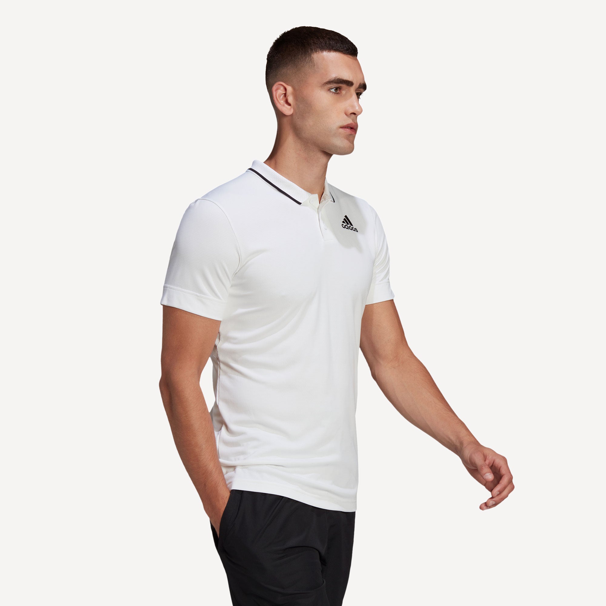 adidas Freelift Men's Tennis Polo White (3)