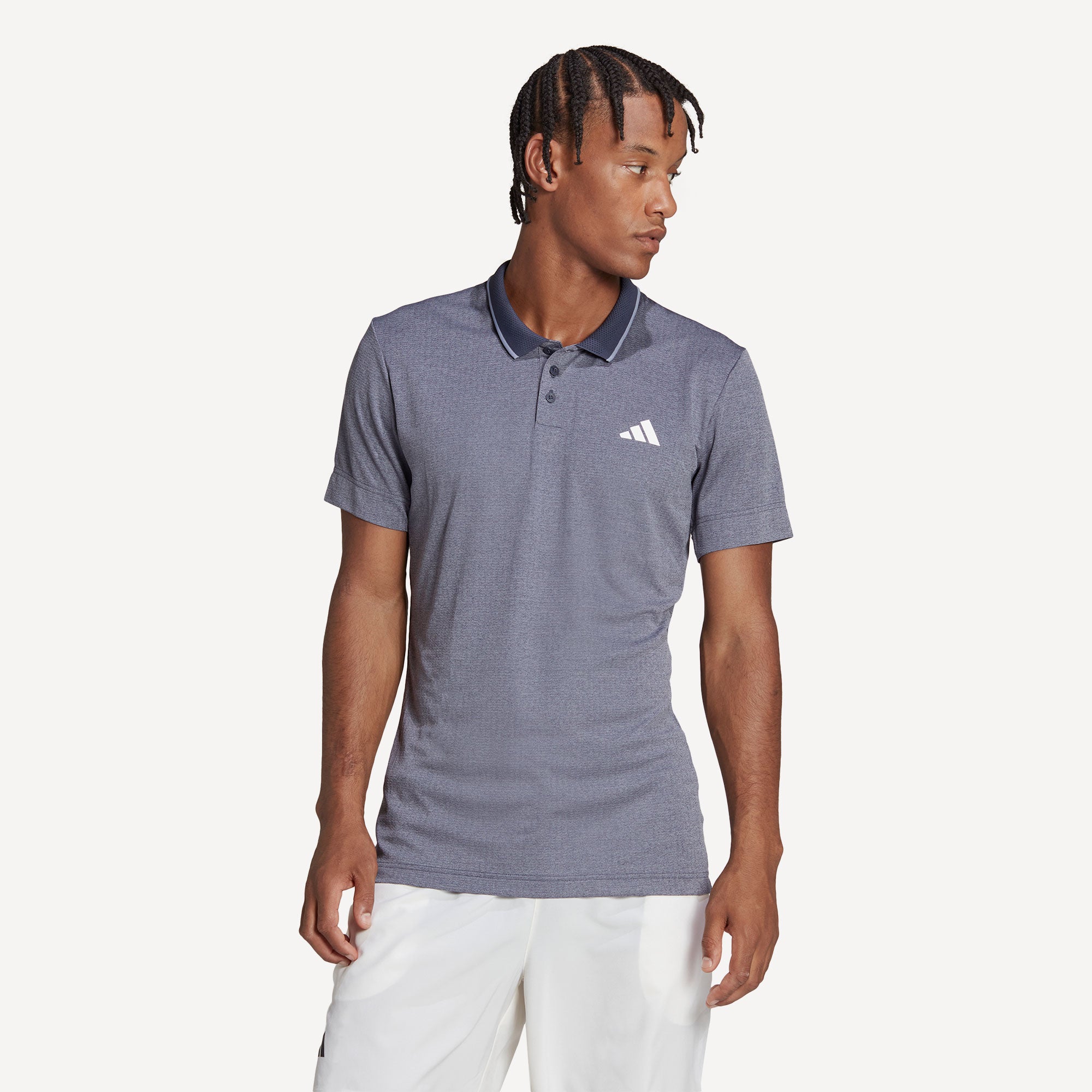 adidas FreeLift Men's Tennis Polo Blue (1)