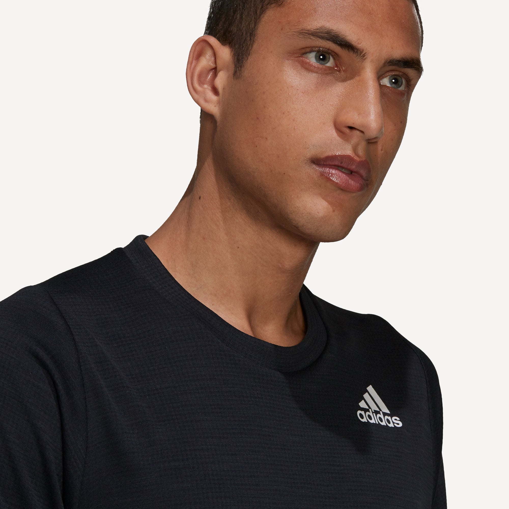adidas Freelift Men's Tennis Shirt Black (4)