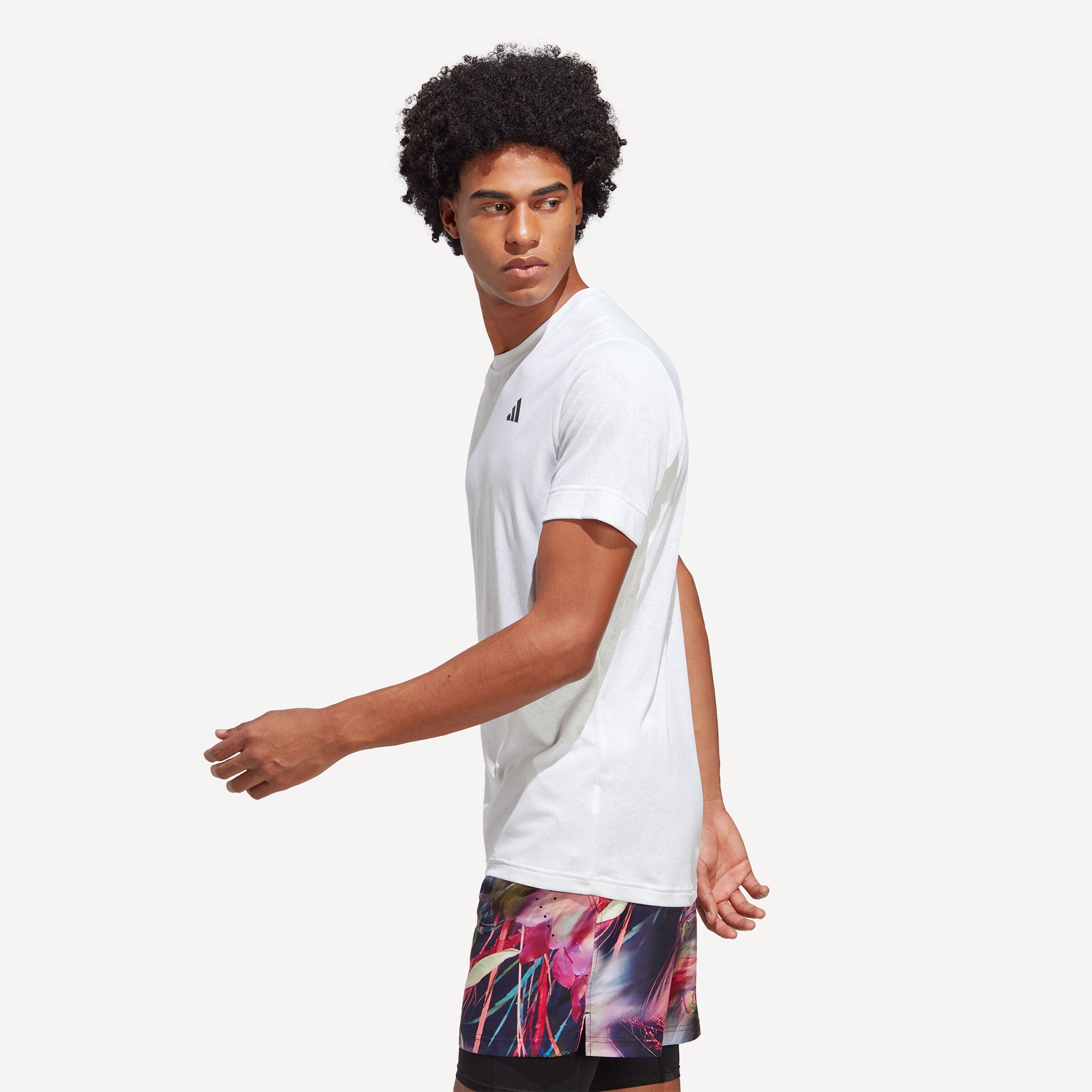 adidas FreeLift Men's Tennis Shirt White (3)