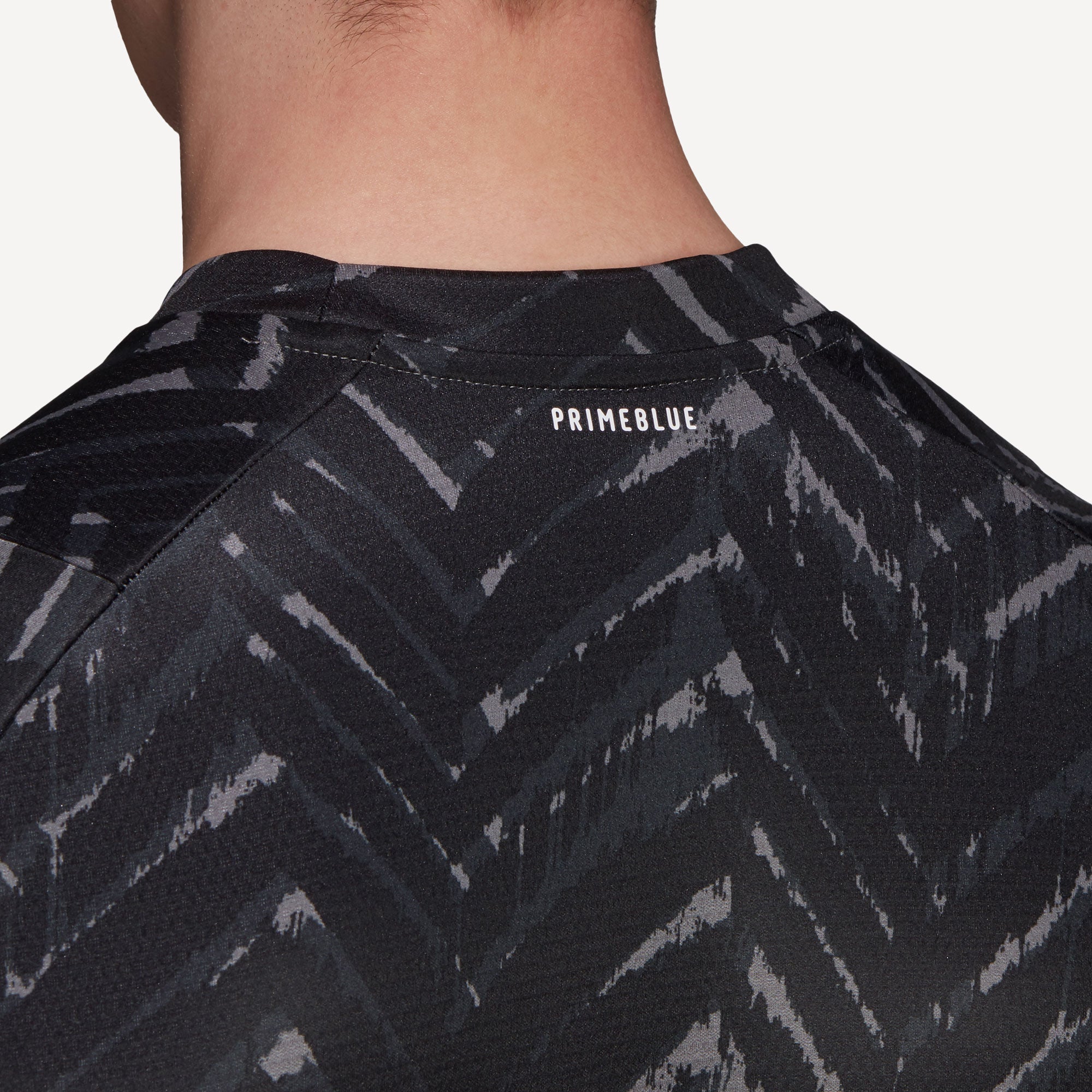 adidas Freelift Primeblue Men's Printed Tennis Shirt Grey (5)