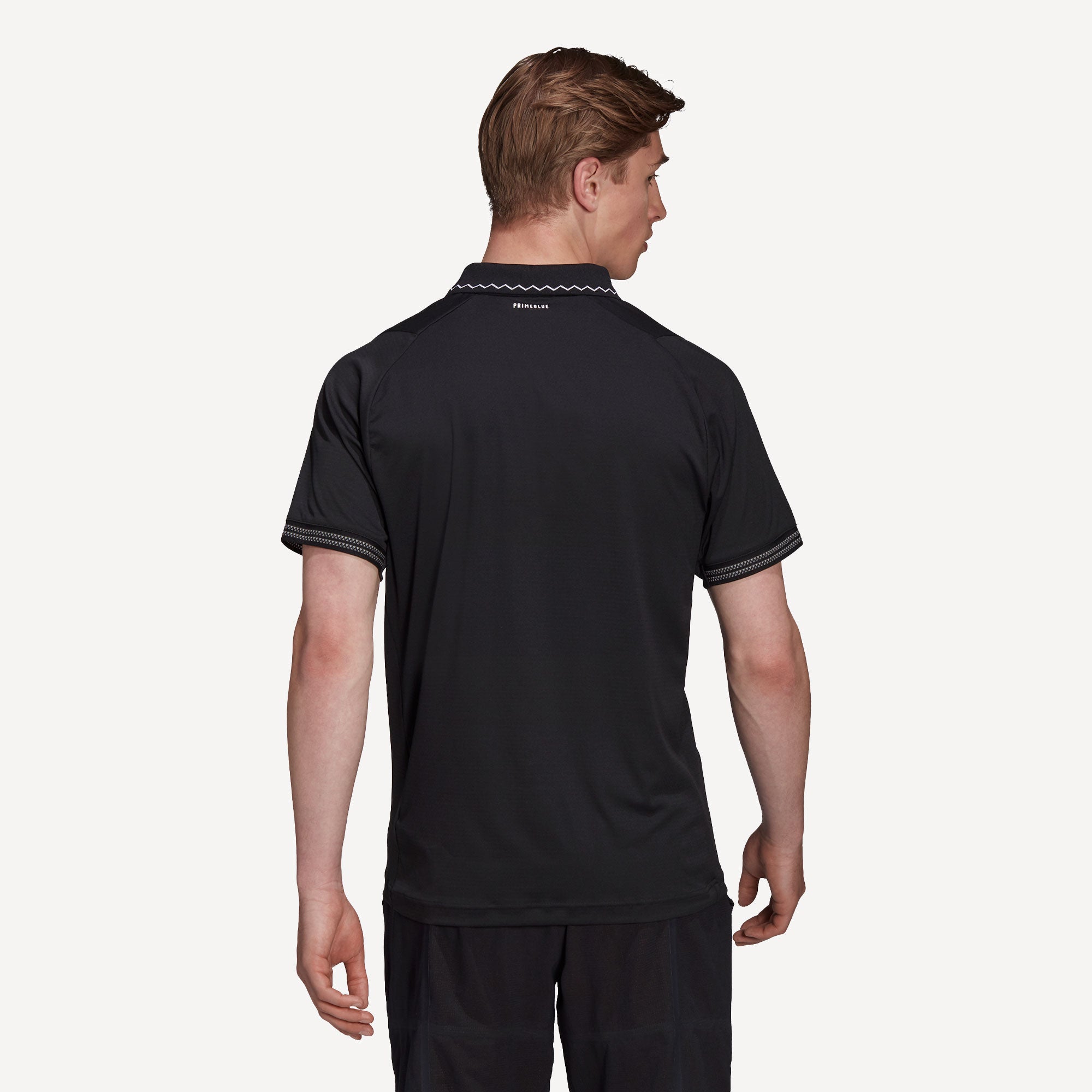 adidas Freelift Primeblue Men's Tennis Polo Black (2)