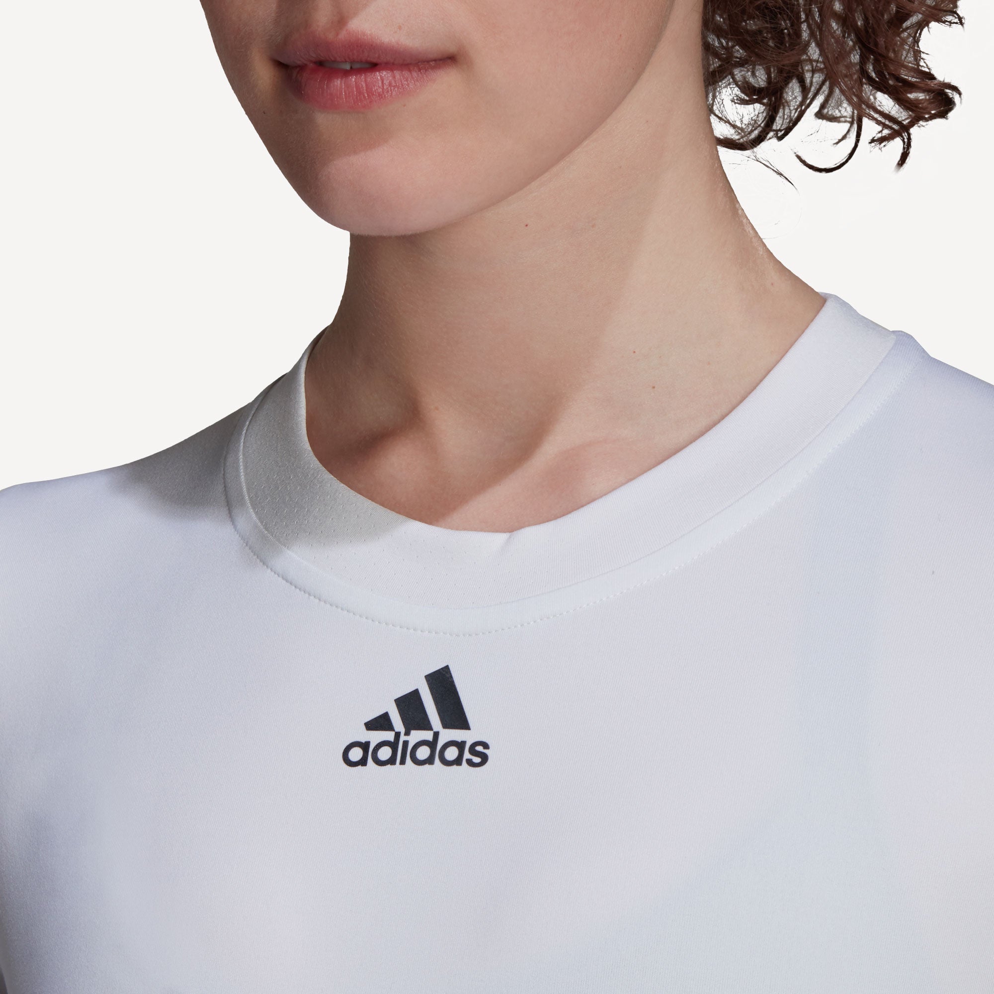 adidas Freelift Women's Long-Sleeve Tennis Top White (4)