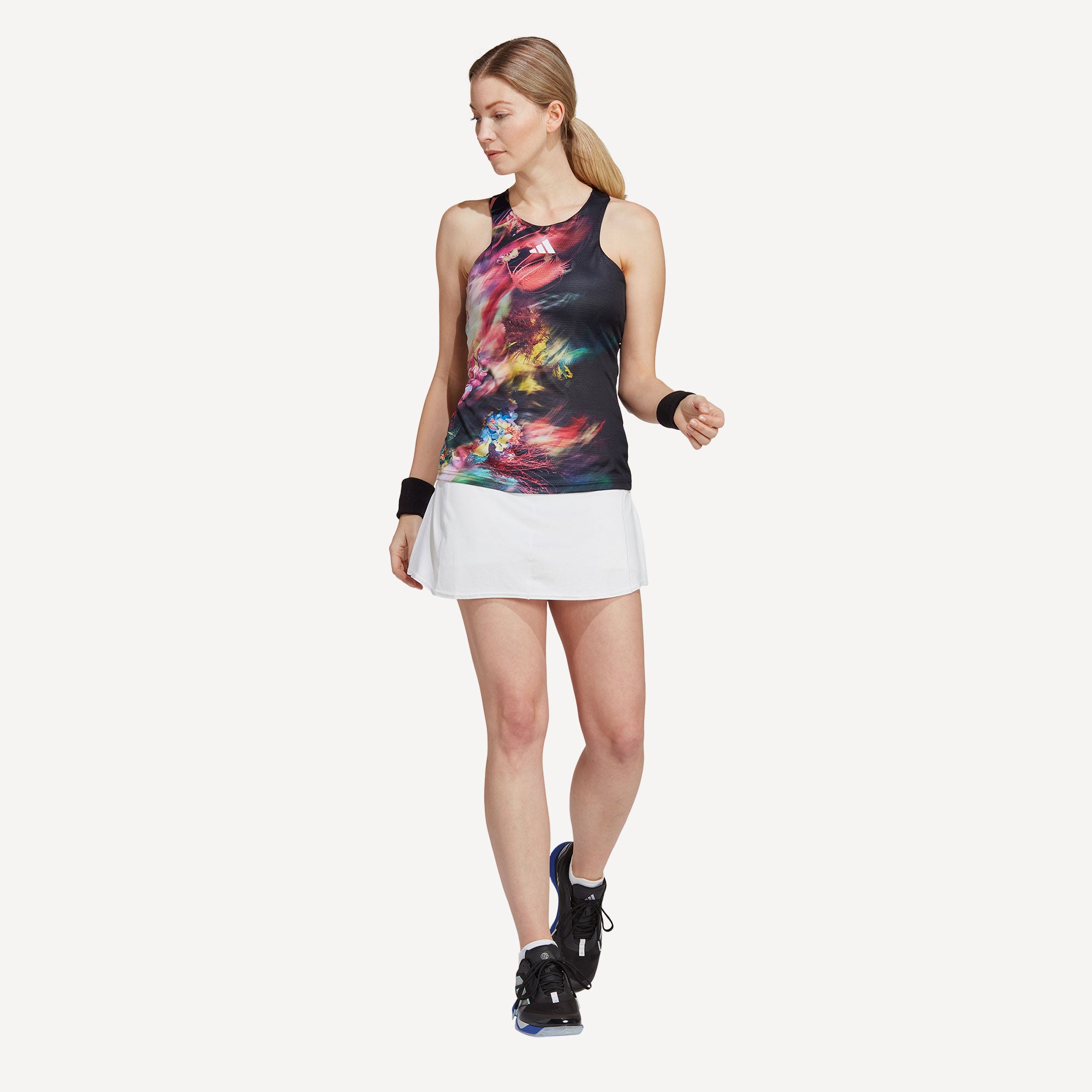 adidas GameSet Match Women's Tennis Skirt White (4)