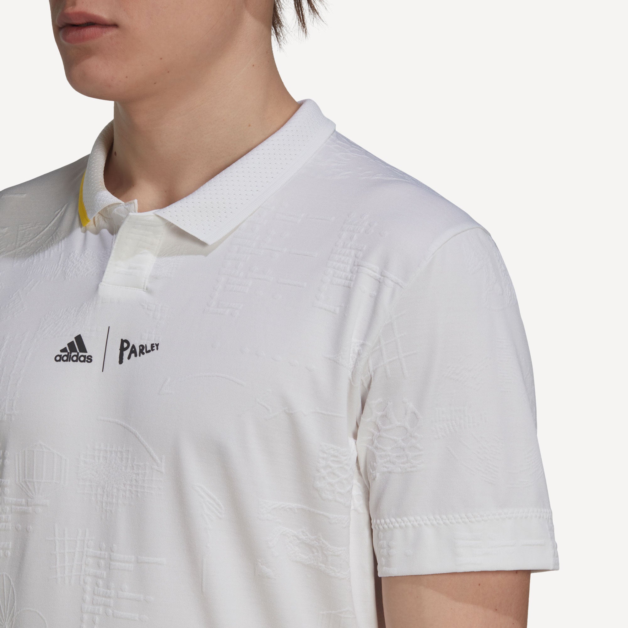 adidas London Freelift Men's Tennis Polo White (4)