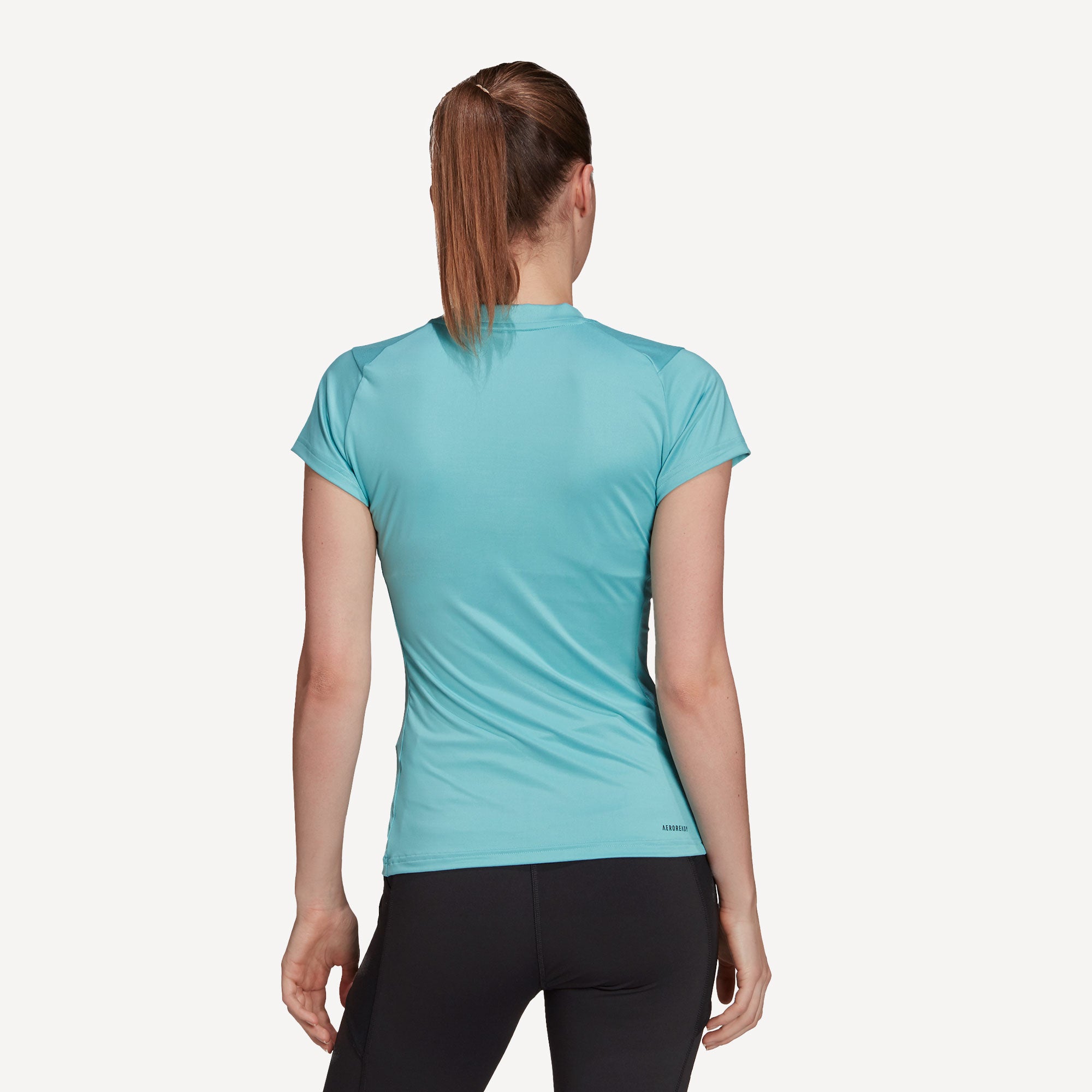 adidas Match Aeroready Women's Tennis Shirt Green (2)