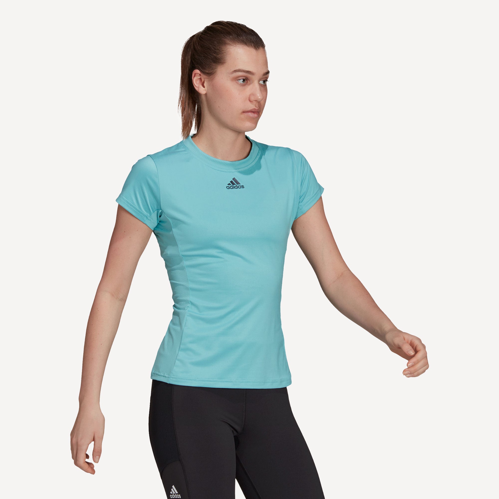 adidas Match Aeroready Women's Tennis Shirt Green (3)