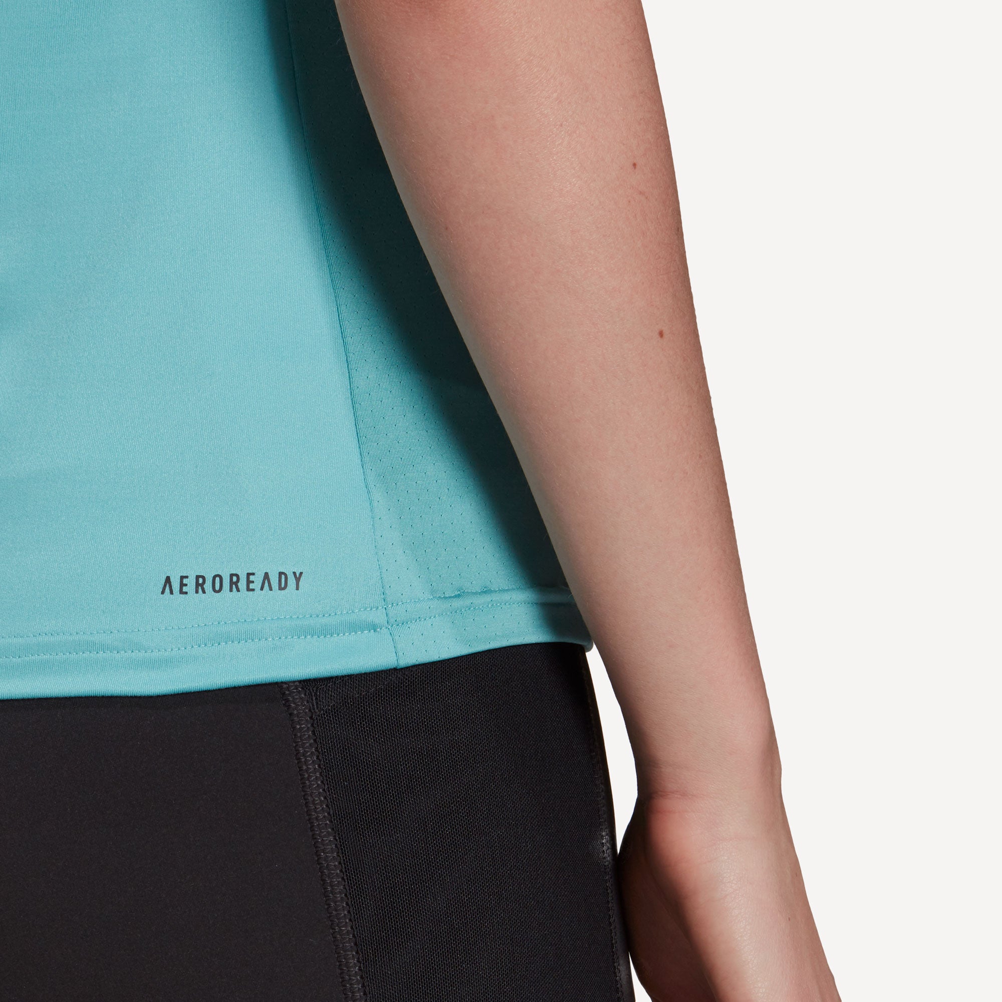 adidas Match Aeroready Women's Tennis Shirt Green (5)