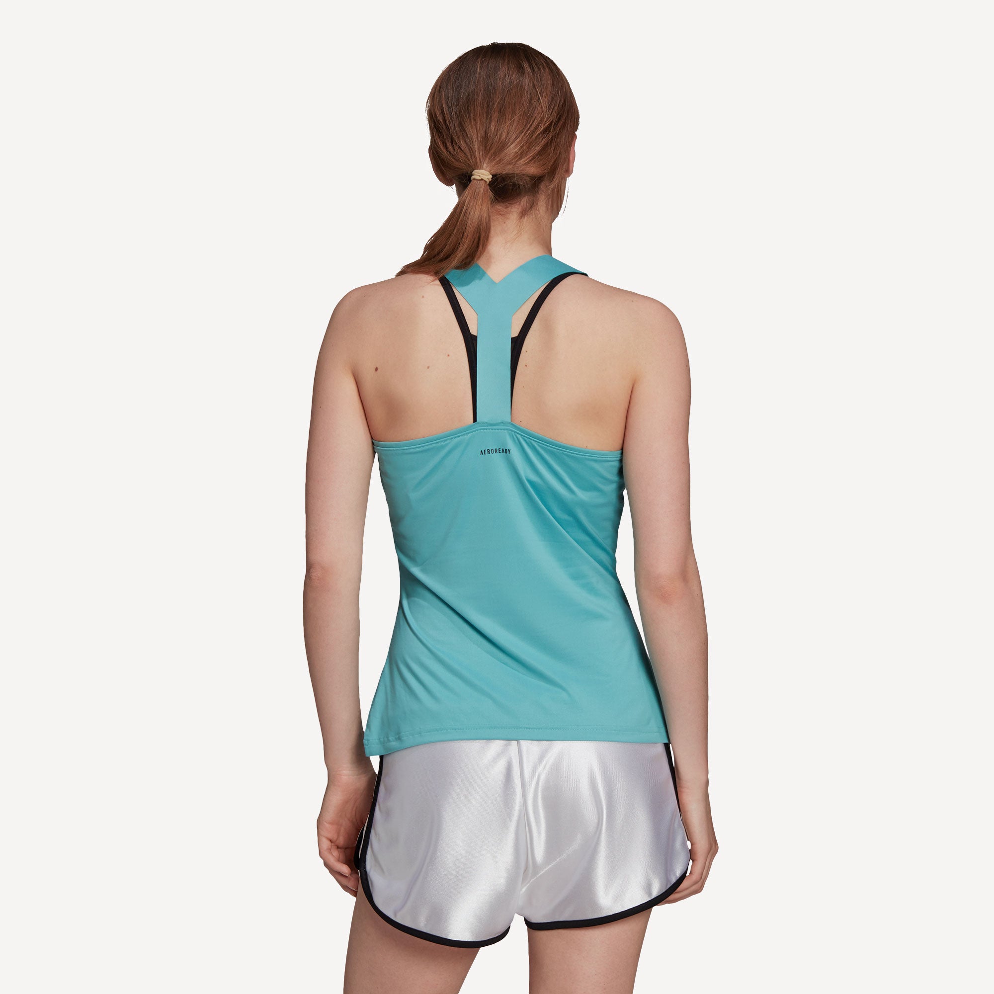 adidas Match Aeroready Women's Tennis Tank Green (2)