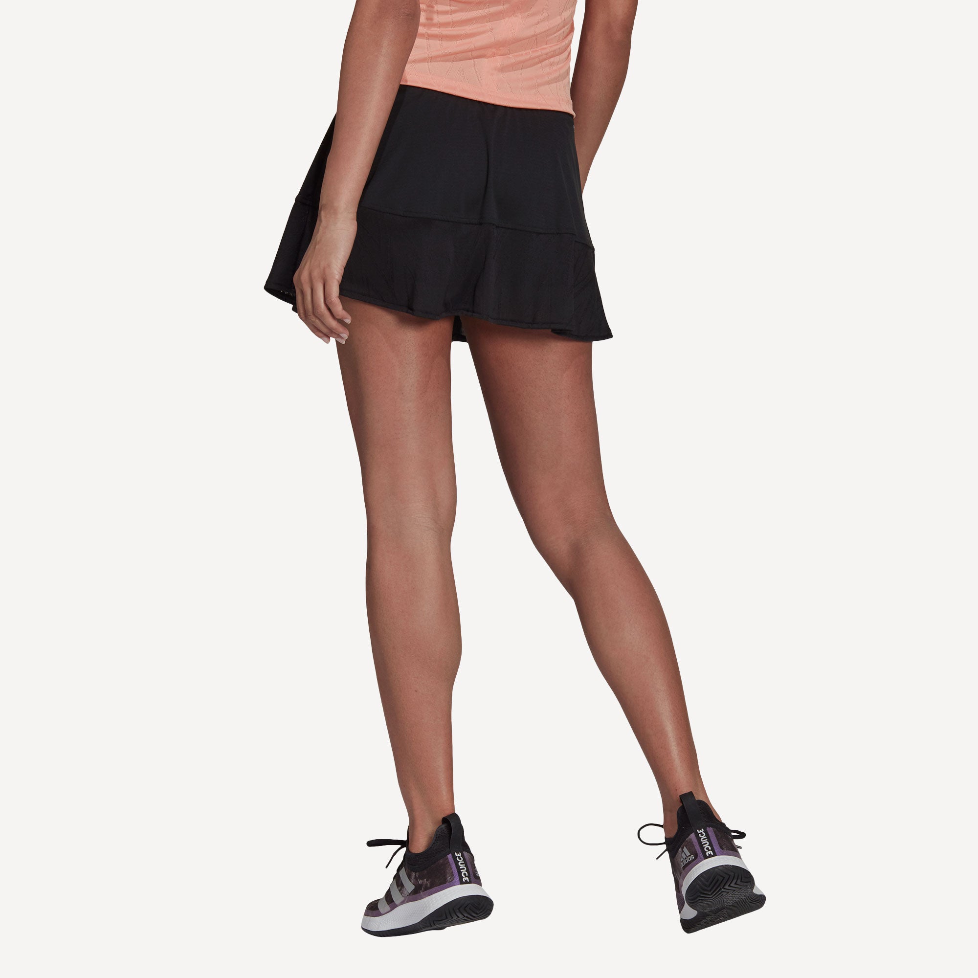 adidas Match Primeblue Women's Tennis Skirt Black (2)