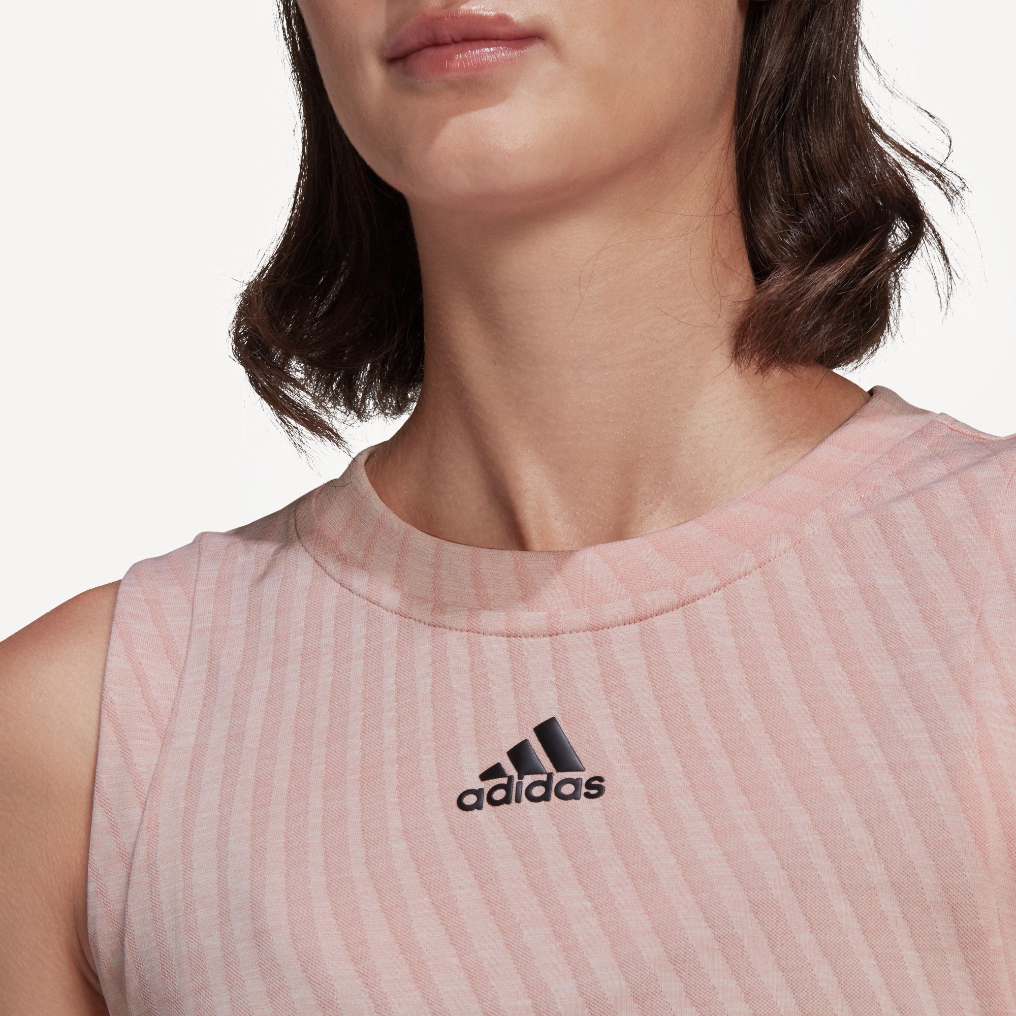 adidas Match Women's Tennis Tank Pink (4)