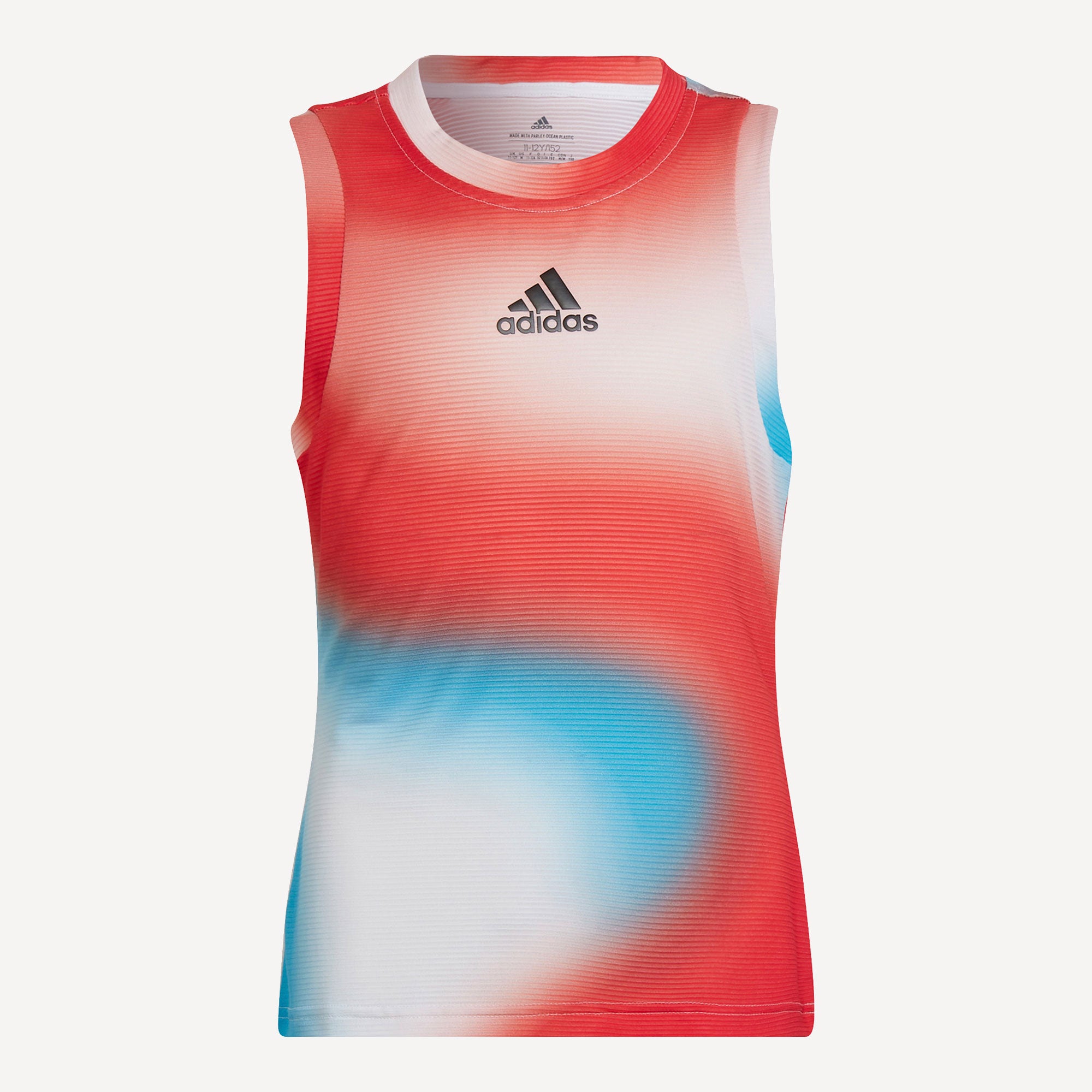 adidas Mebourne Girls' Tennis Tank White (1)