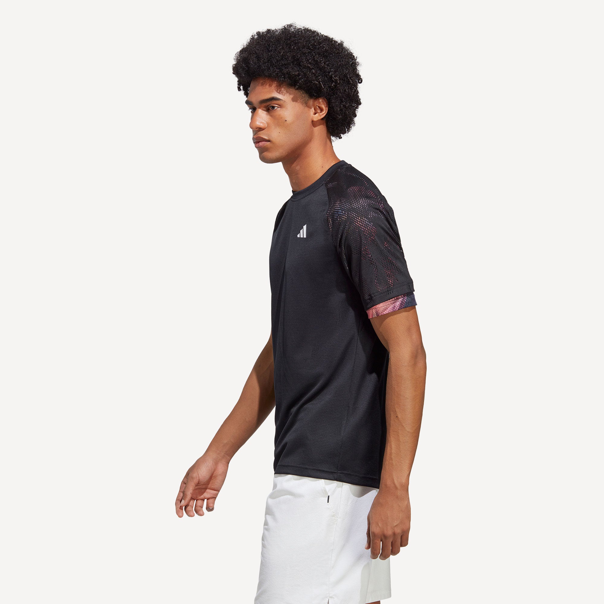 adidas Melbourne Ergo Heat Ready Men's Tennis Shirt Black (3)