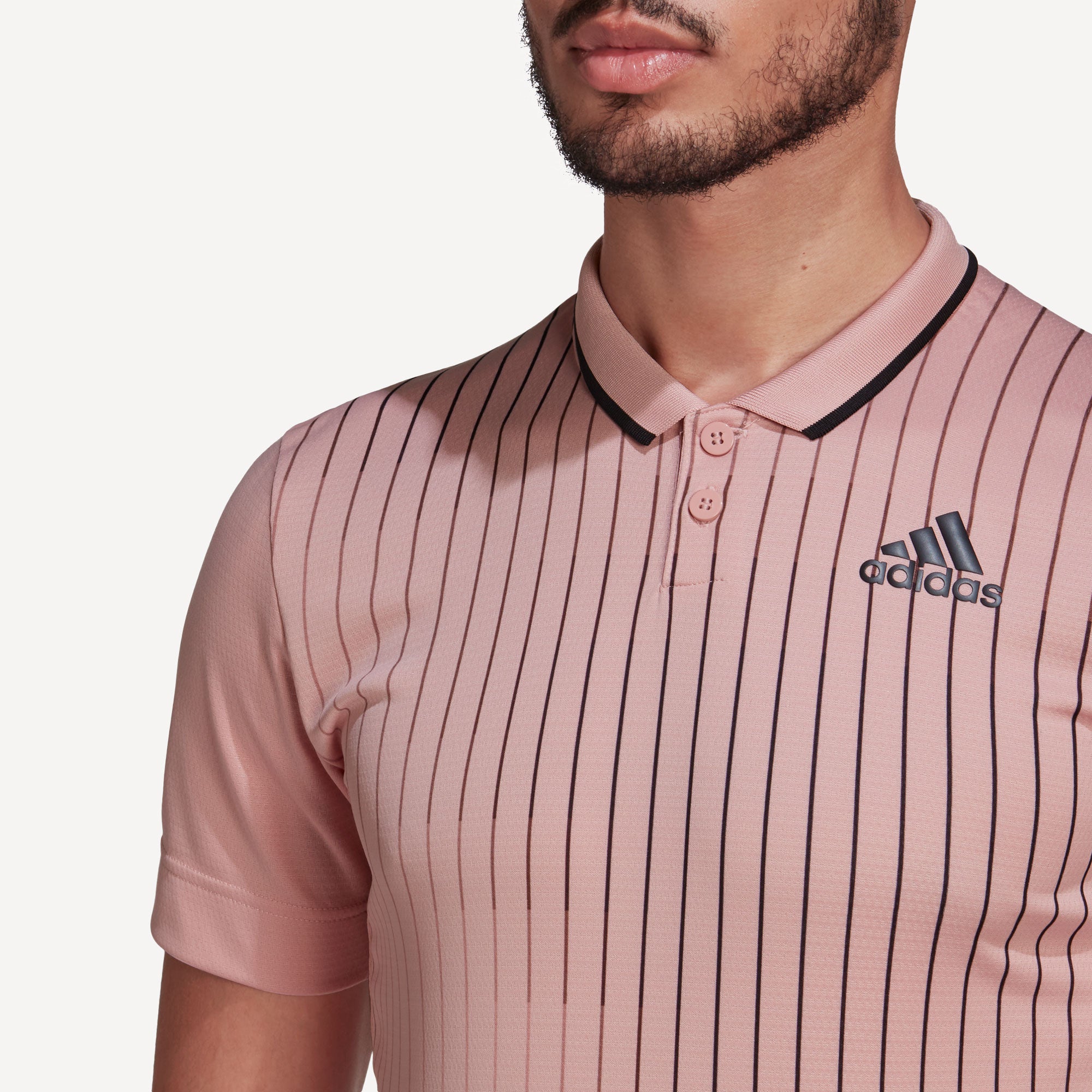 adidas Melbourne Freelift Men's Tennis Polo Pink (5)