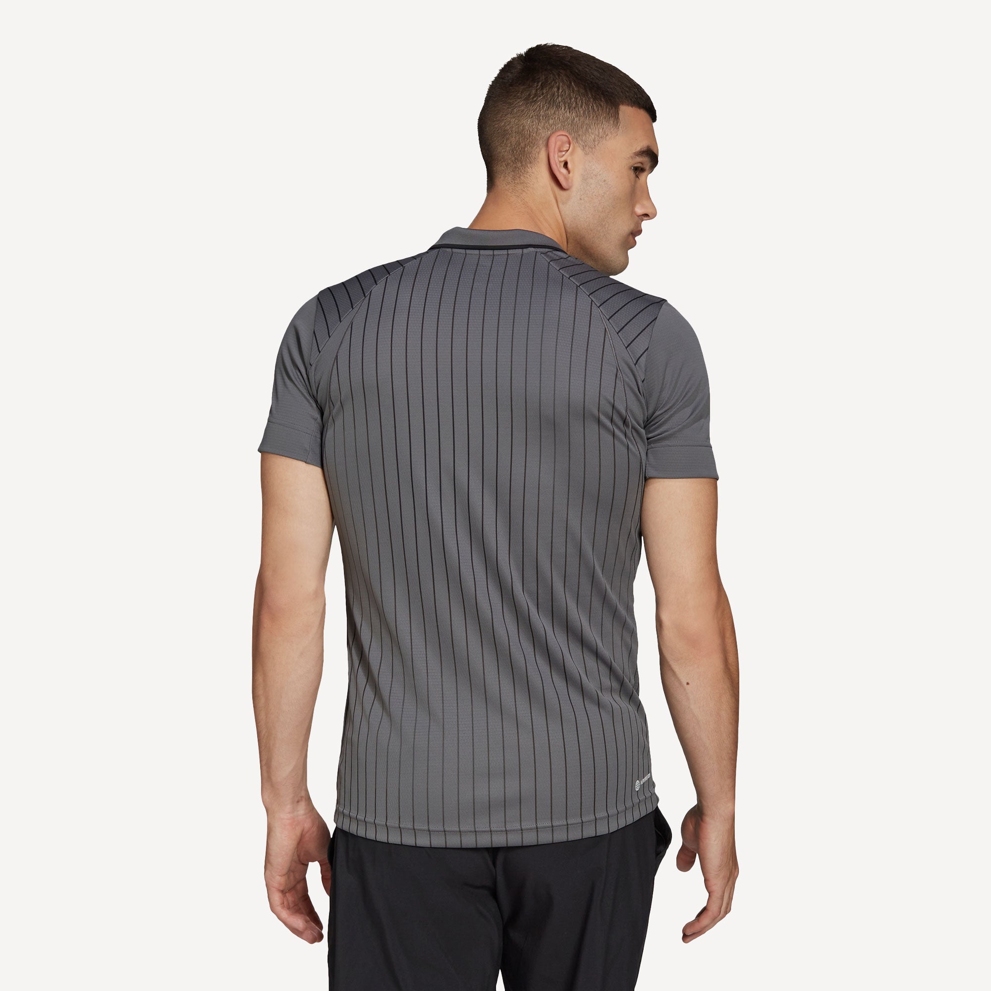 adidas Melbourne Freelift Men's Tennis Polo Grey (2)