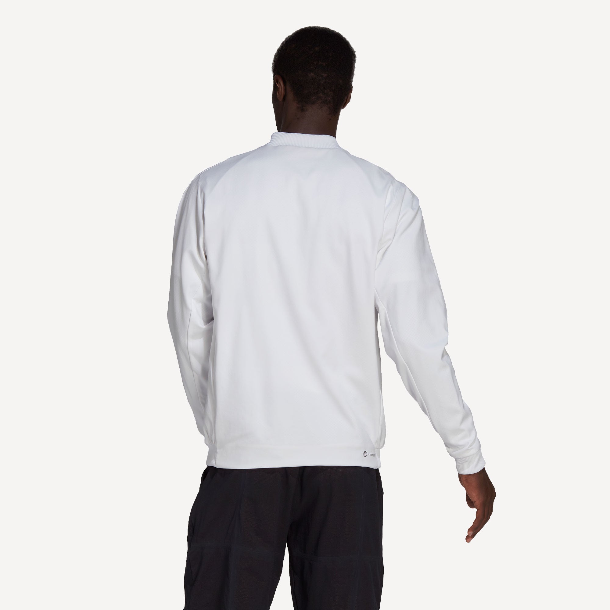 adidas Melbourne Men's Stretch Woven Tennis Jacket White (2)