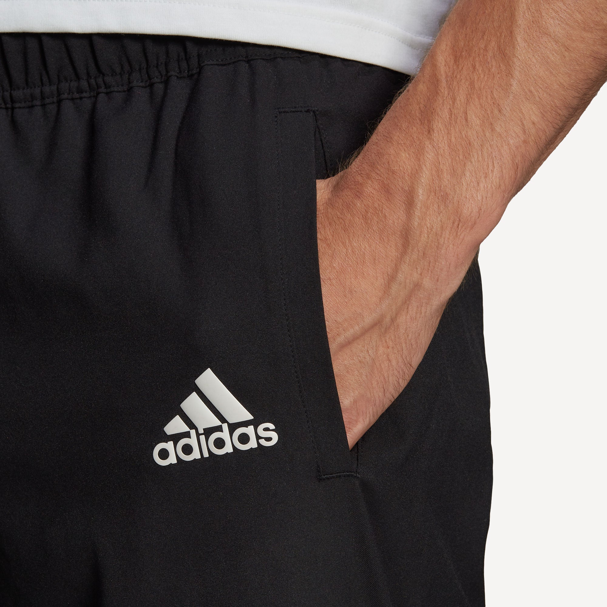 adidas Melbourne Men's Stretch Woven Tennis Pants Black (5)