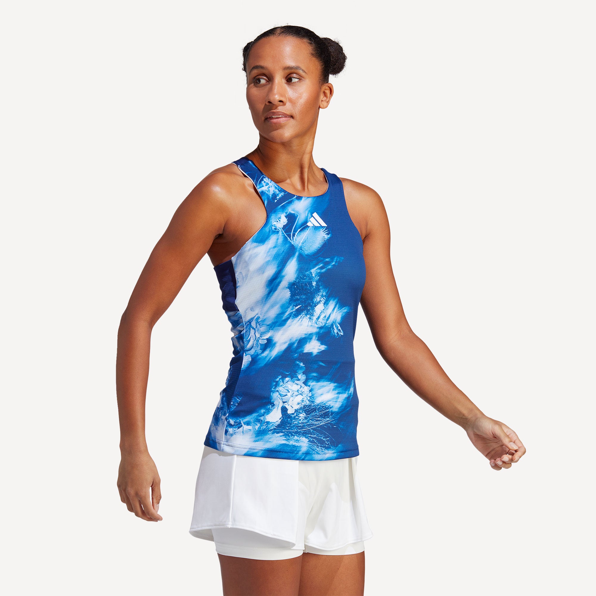 adidas Melbourne Women's Tennis Tank Blue (3)