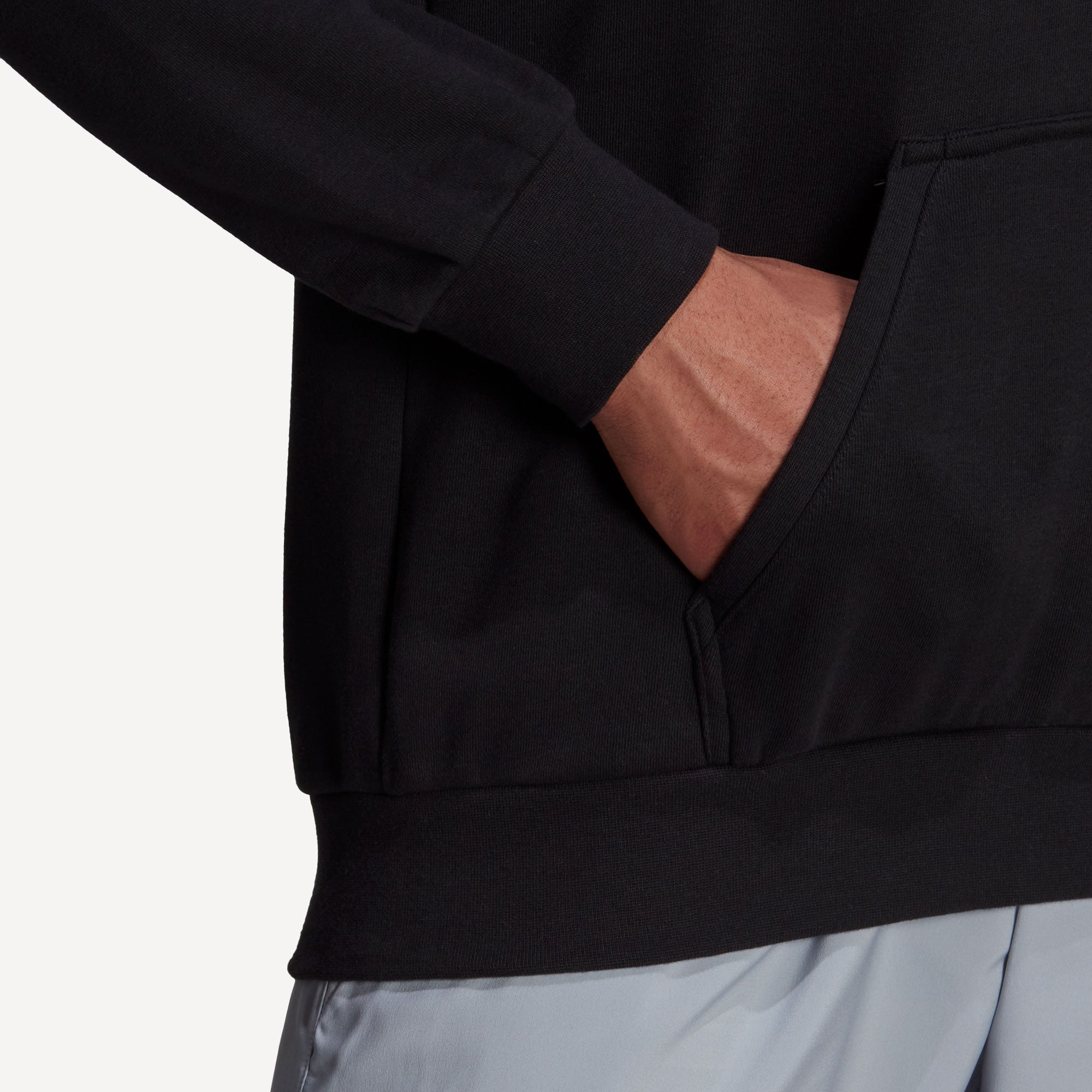 adidas Men's Graphic Tennis Hoodie Black (5)