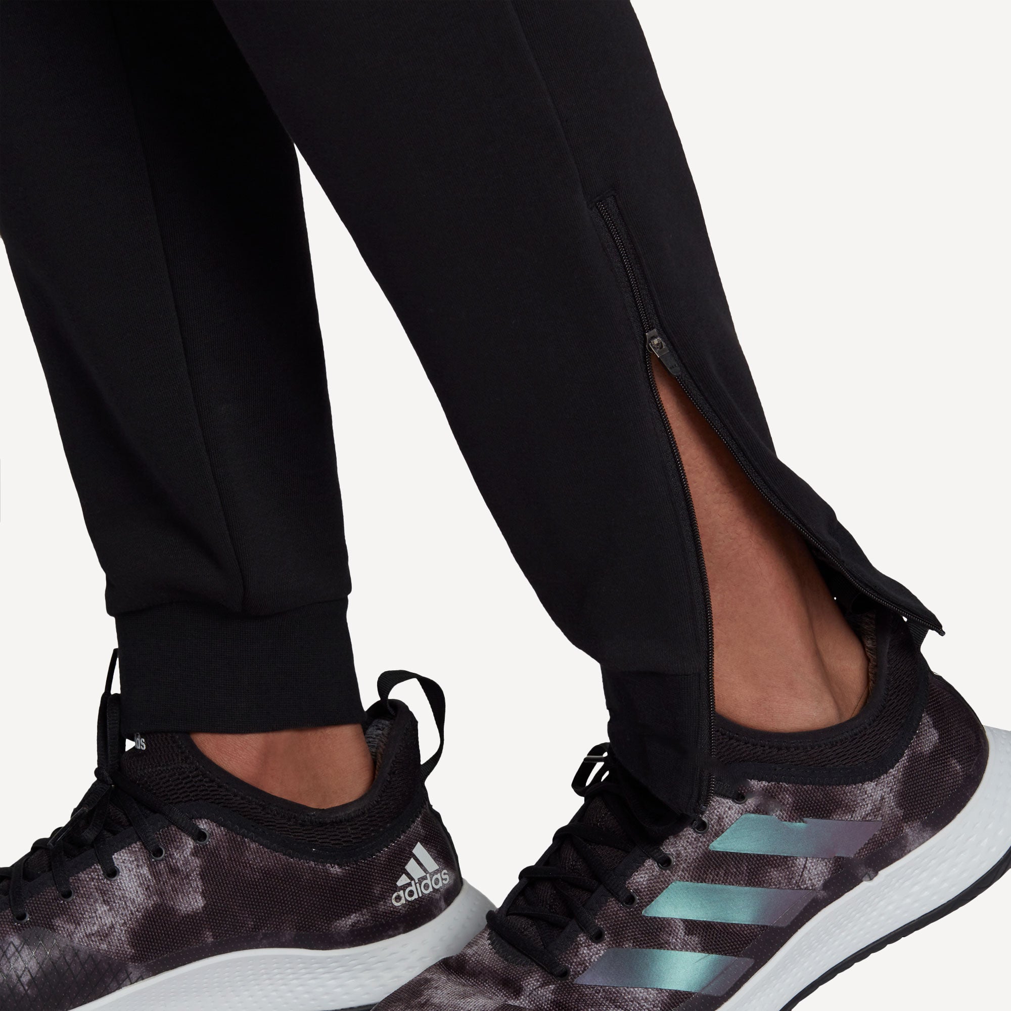 adidas Men's Graphic Tennis Pants Black (4)